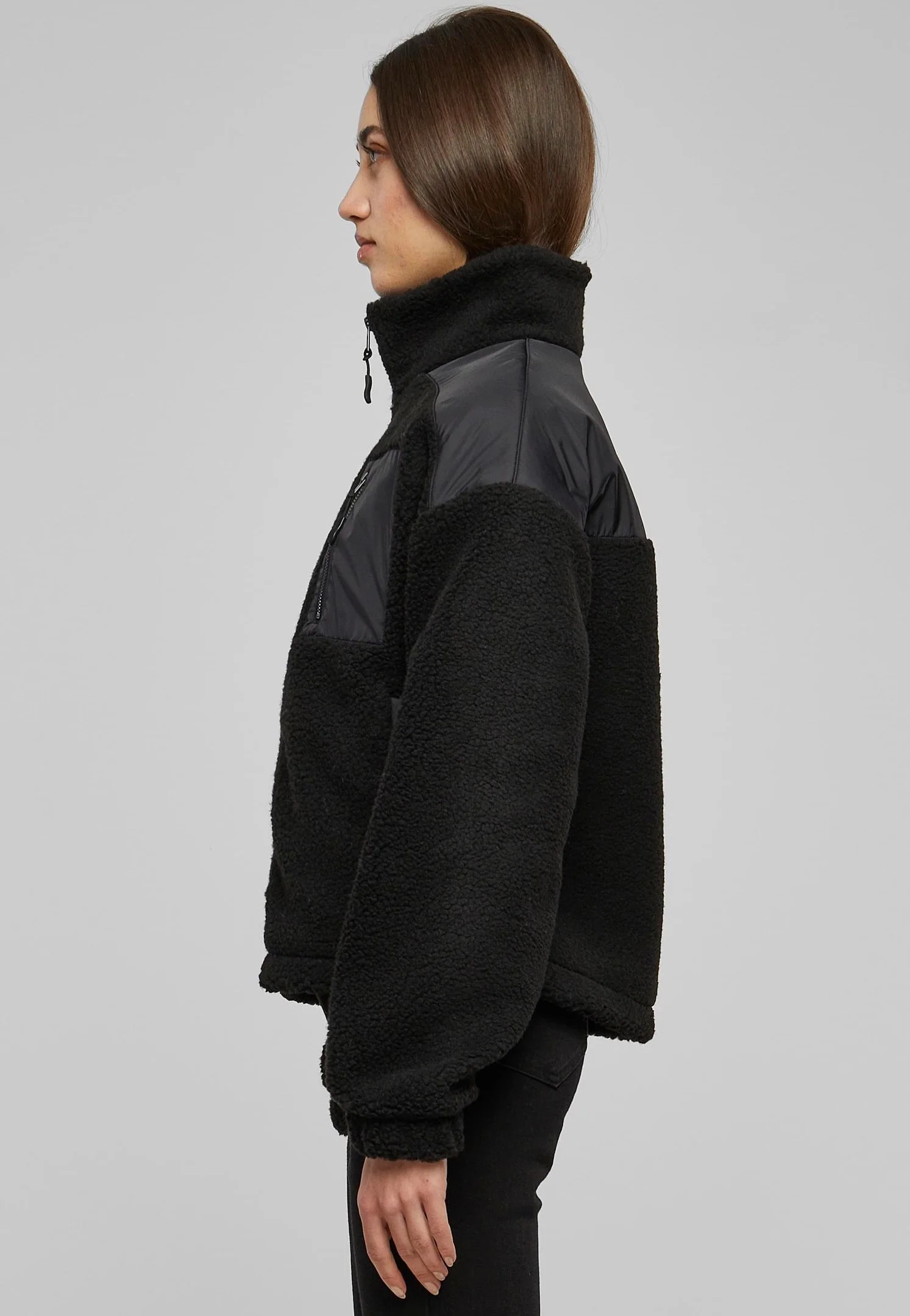 Urban Classics - Sherpa Mix Black - Jacket - Image 3
