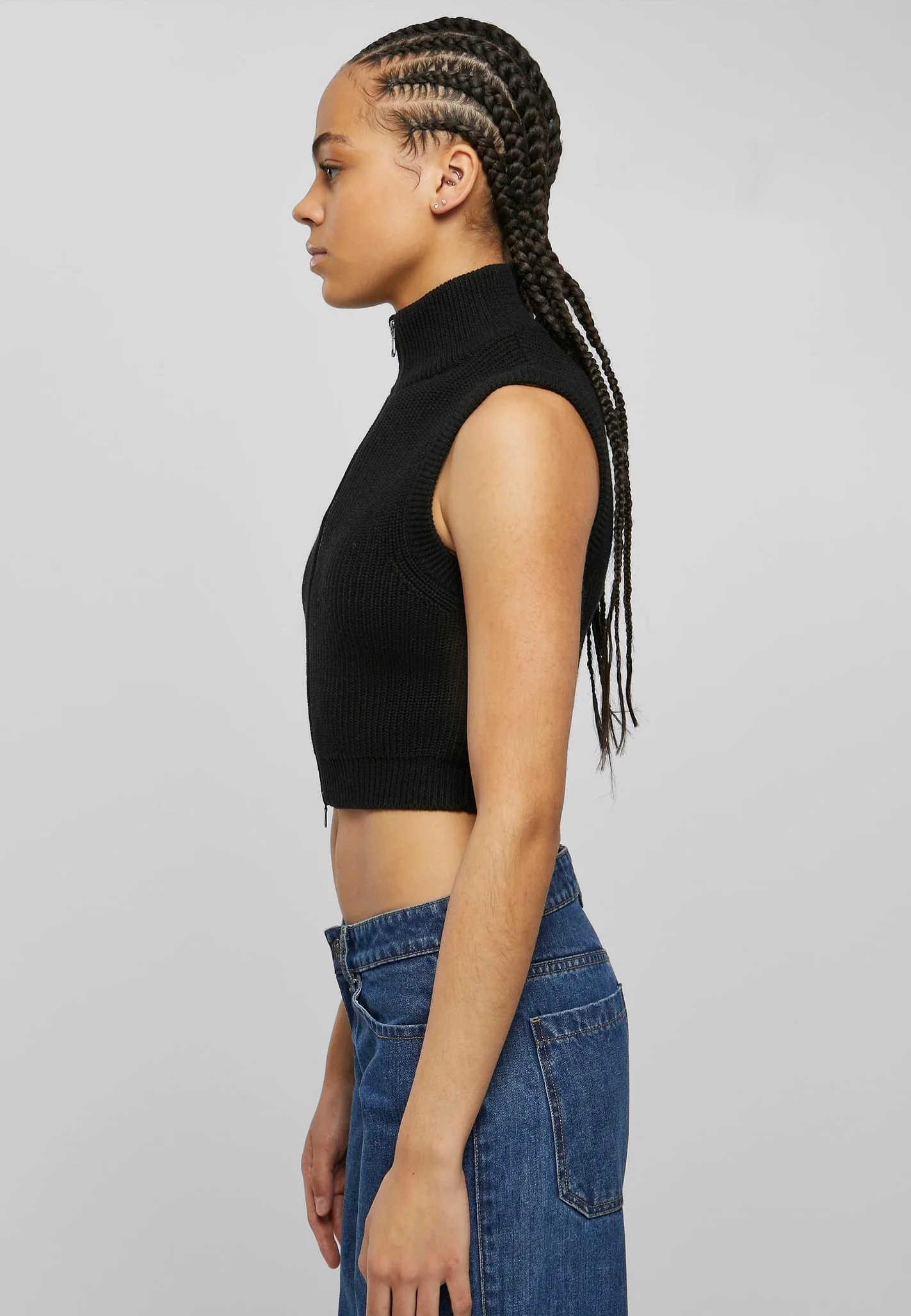 Urban Classics - Short Knit Black - Top - Image 2