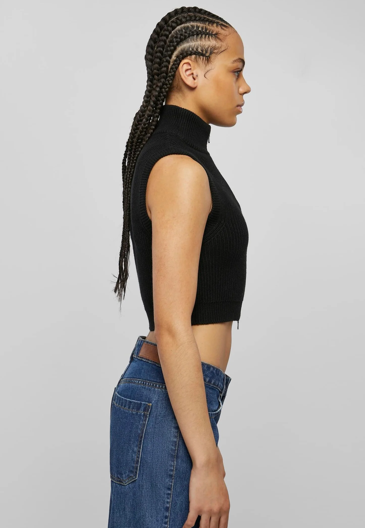 Urban Classics - Short Knit Black - Top - Image 3