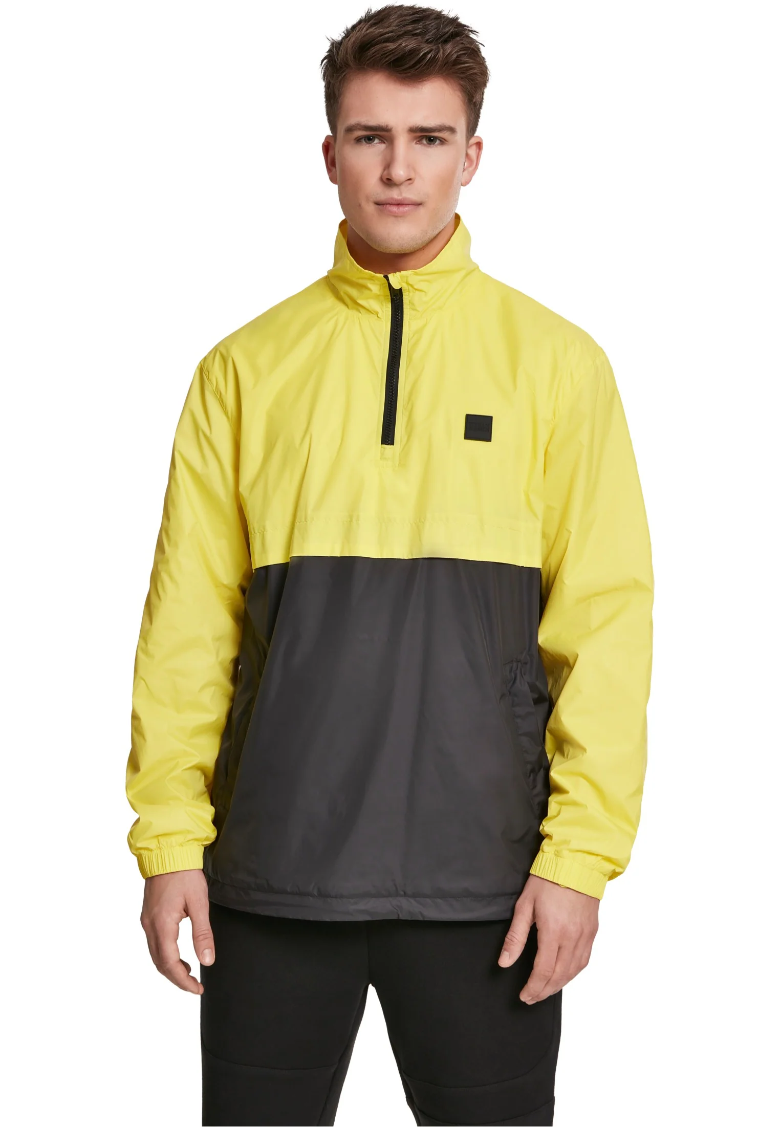 Urban Classics - Stand Up Collar Brightyellow/Black - Jacket - Image 8