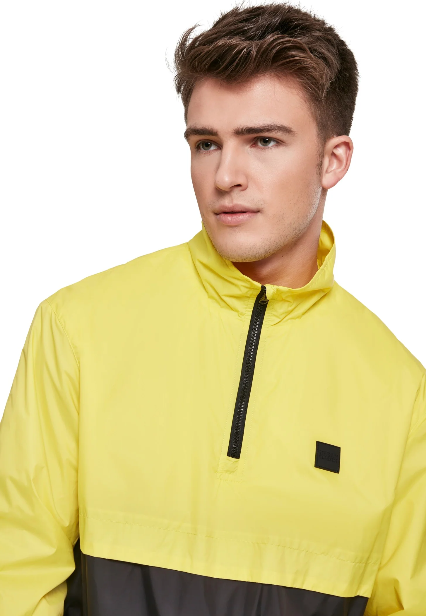 Urban Classics - Stand Up Collar Brightyellow/Black - Jacket - Image 9