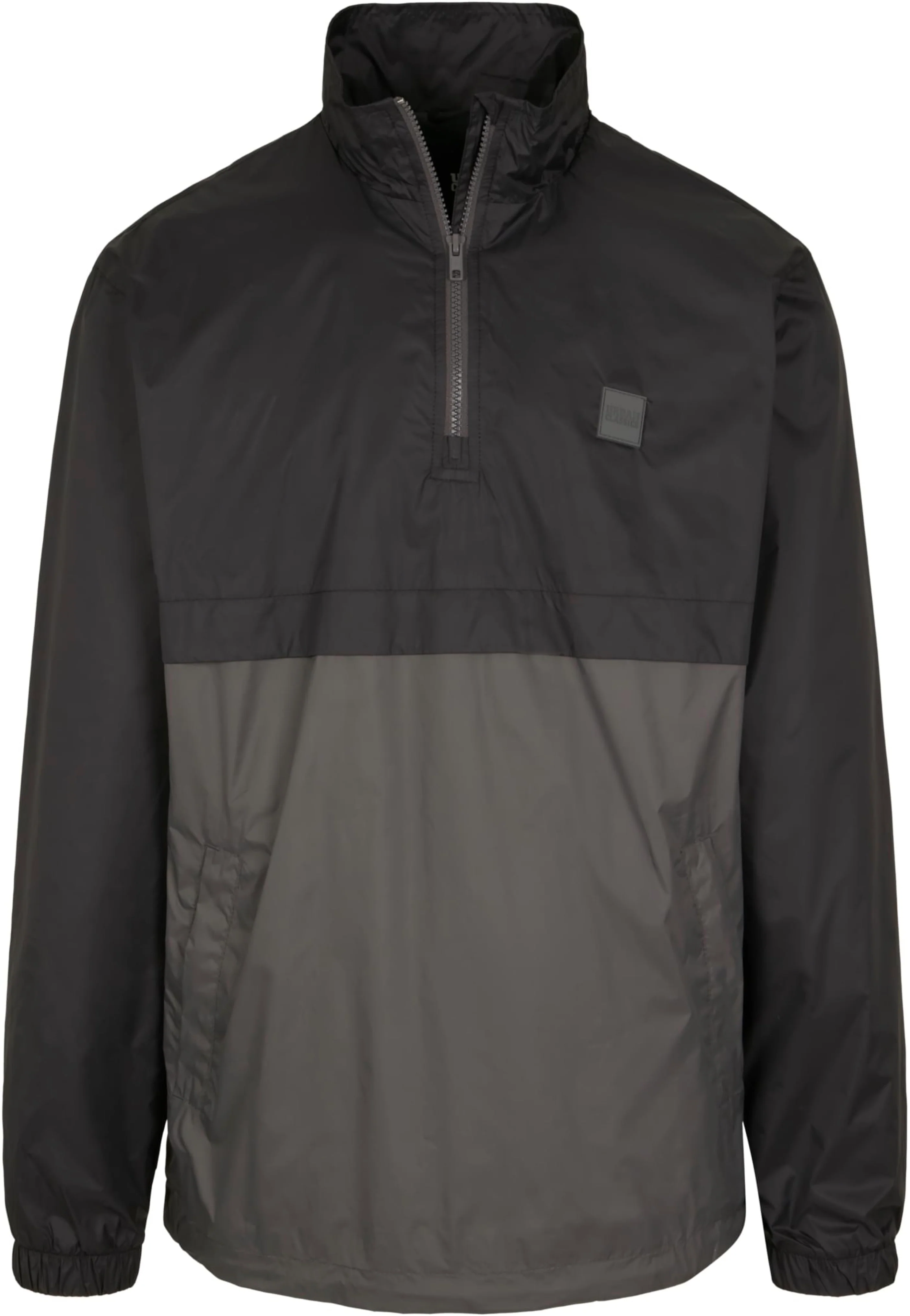 Urban Classics - Stand Up Collar Pull Over Black/Darkshadow - Windbreaker - Image 8