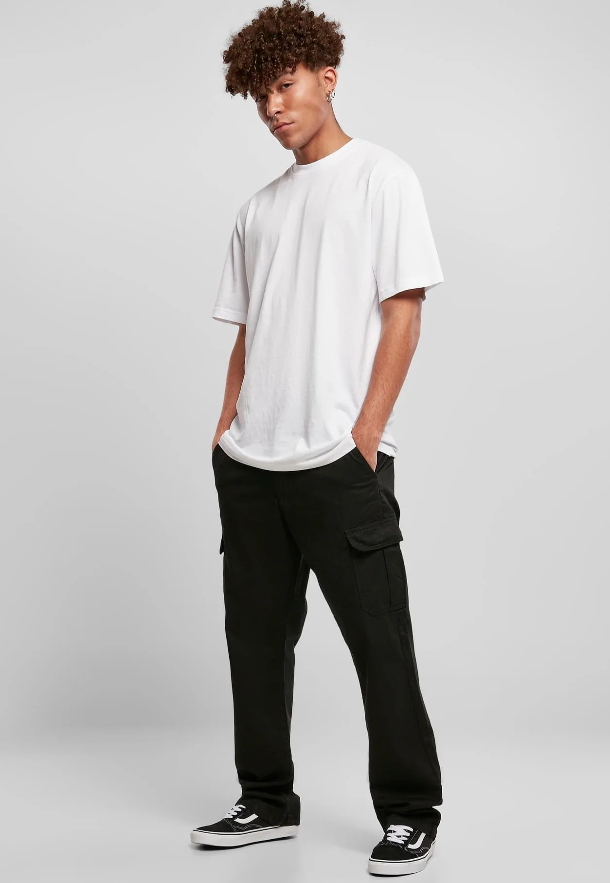 Urban Classics - Straight Leg Cargo Black - Pants - Image 5