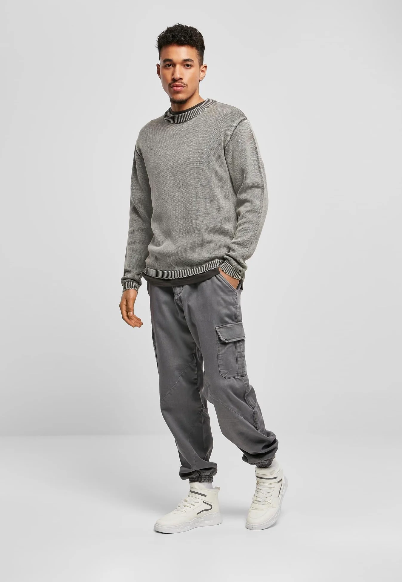 Urban Classics - Washed Asphalt - Pullover - Image 6