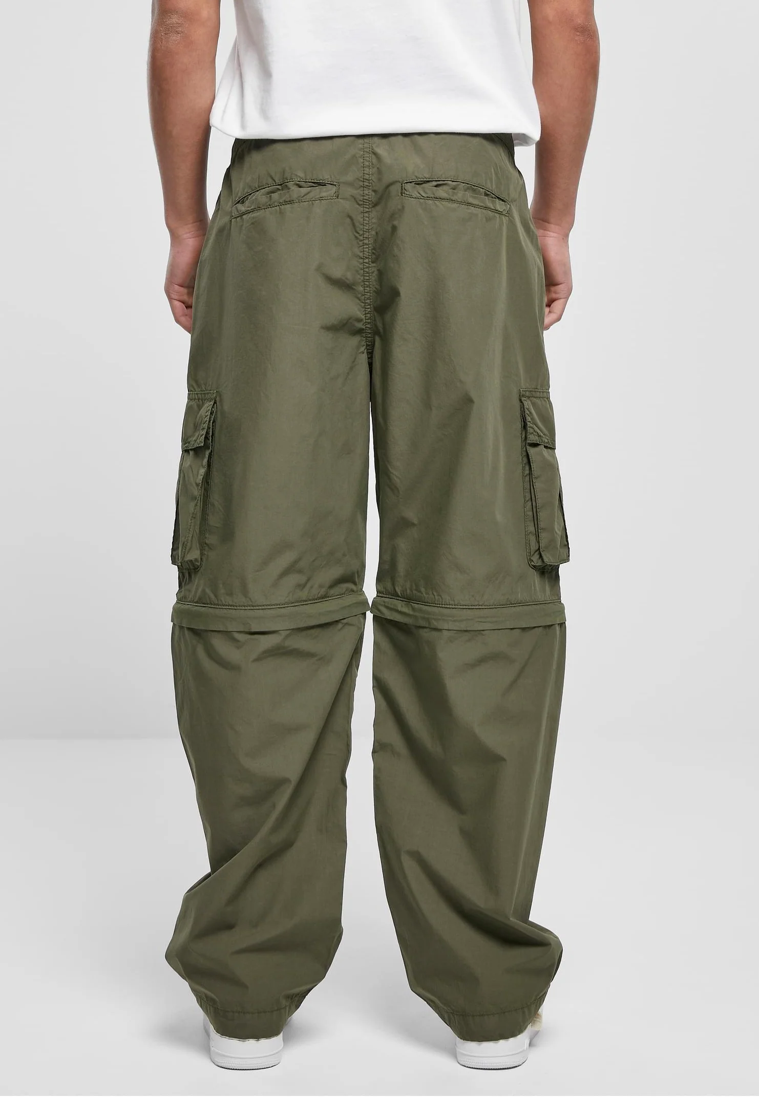 Urban Classics - Zip Away Olive - Pants - Image 4