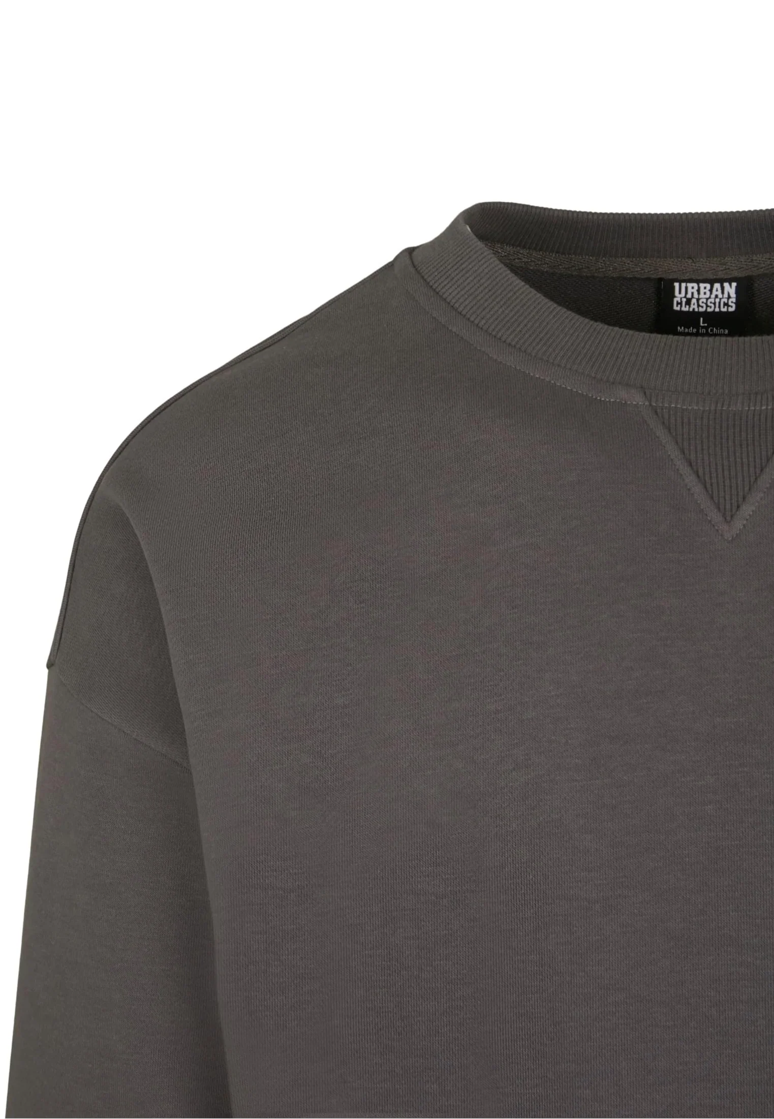 Urban Classics - Zip Away Oversized Terry Crew Darkshadow - Sweater - Image 11