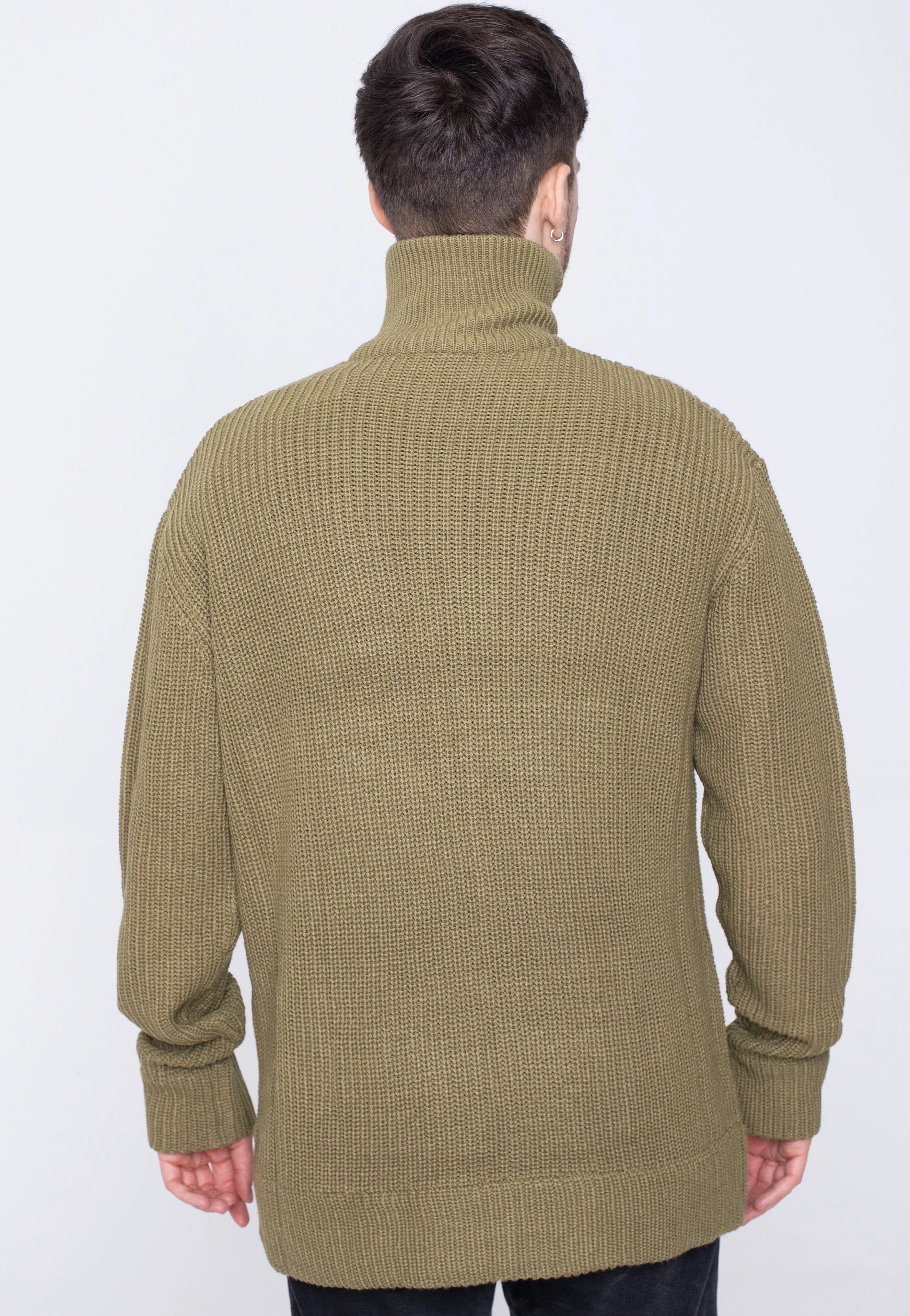 Urban Classics - Zip Tini Olive - Cardigan - Image 4