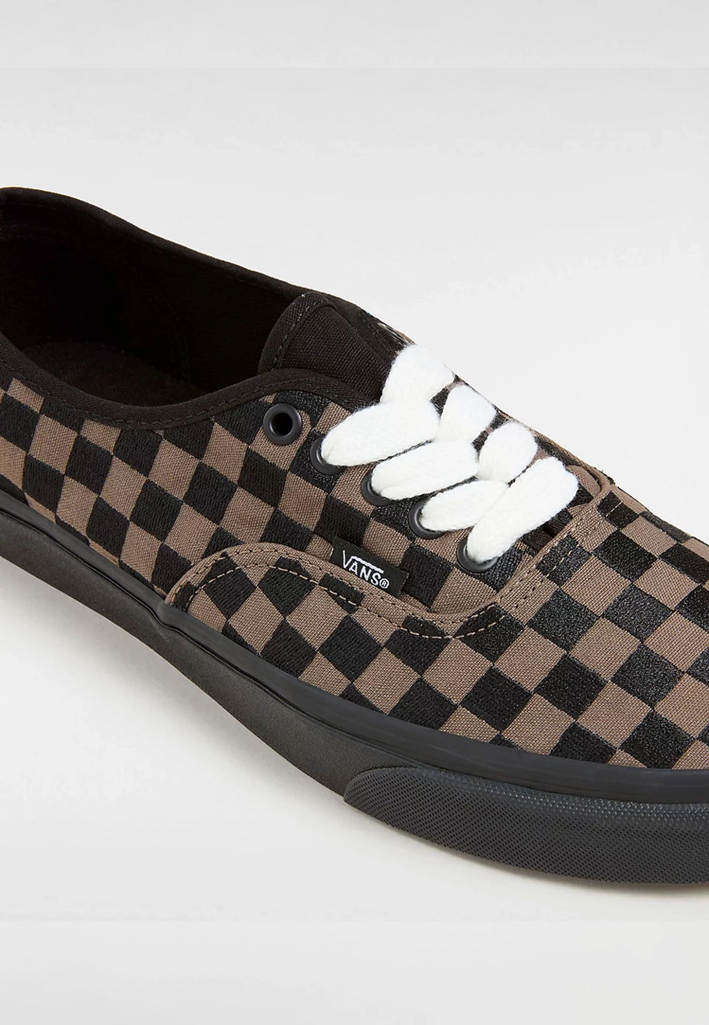 Vans - Authentic Embroidered Checker Black - Shoes - Image 2