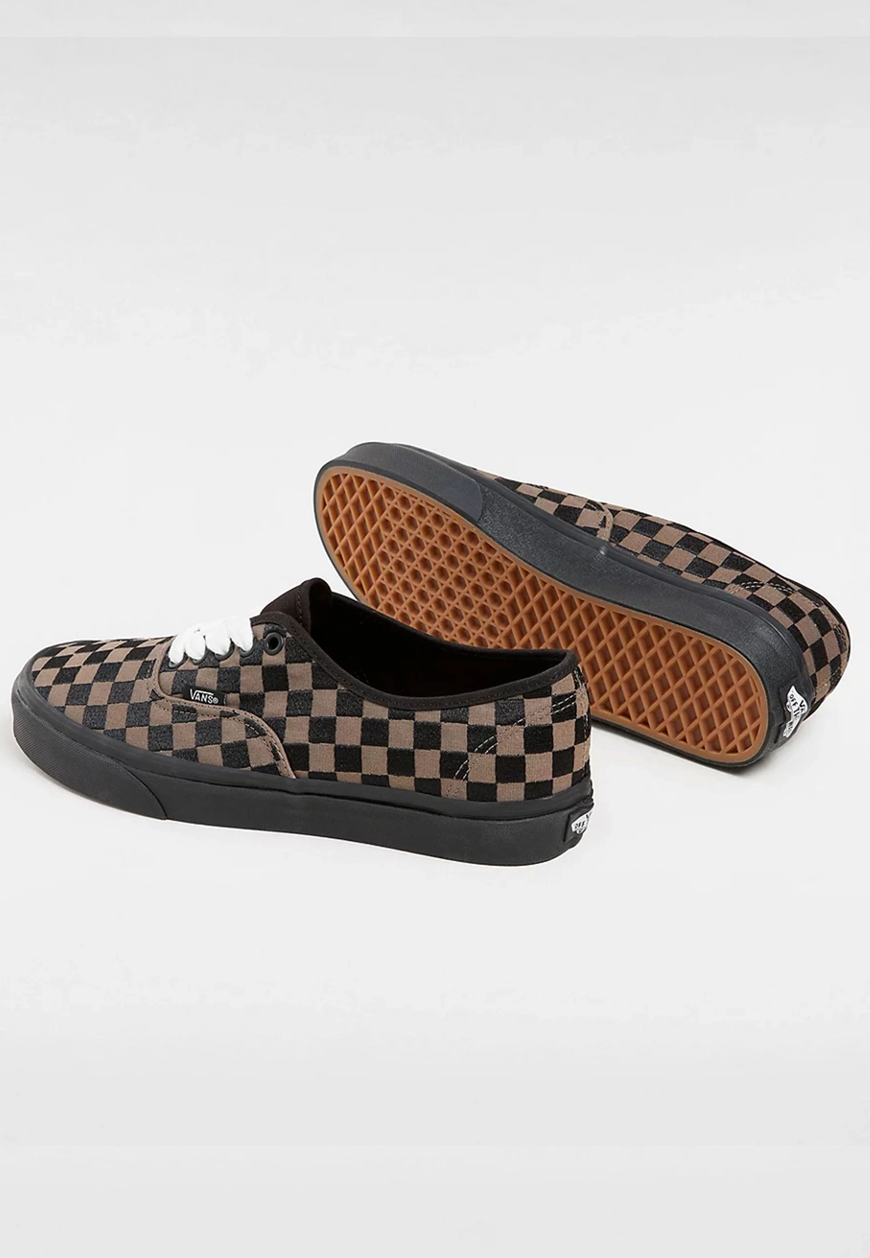 Vans - Authentic Embroidered Checker Black - Shoes - Image 3