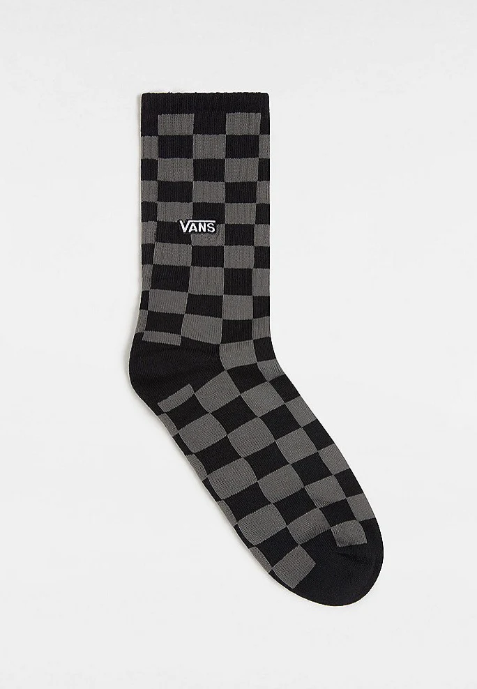 Vans - Checkerboard Crew Black/Charcoal - Socks
