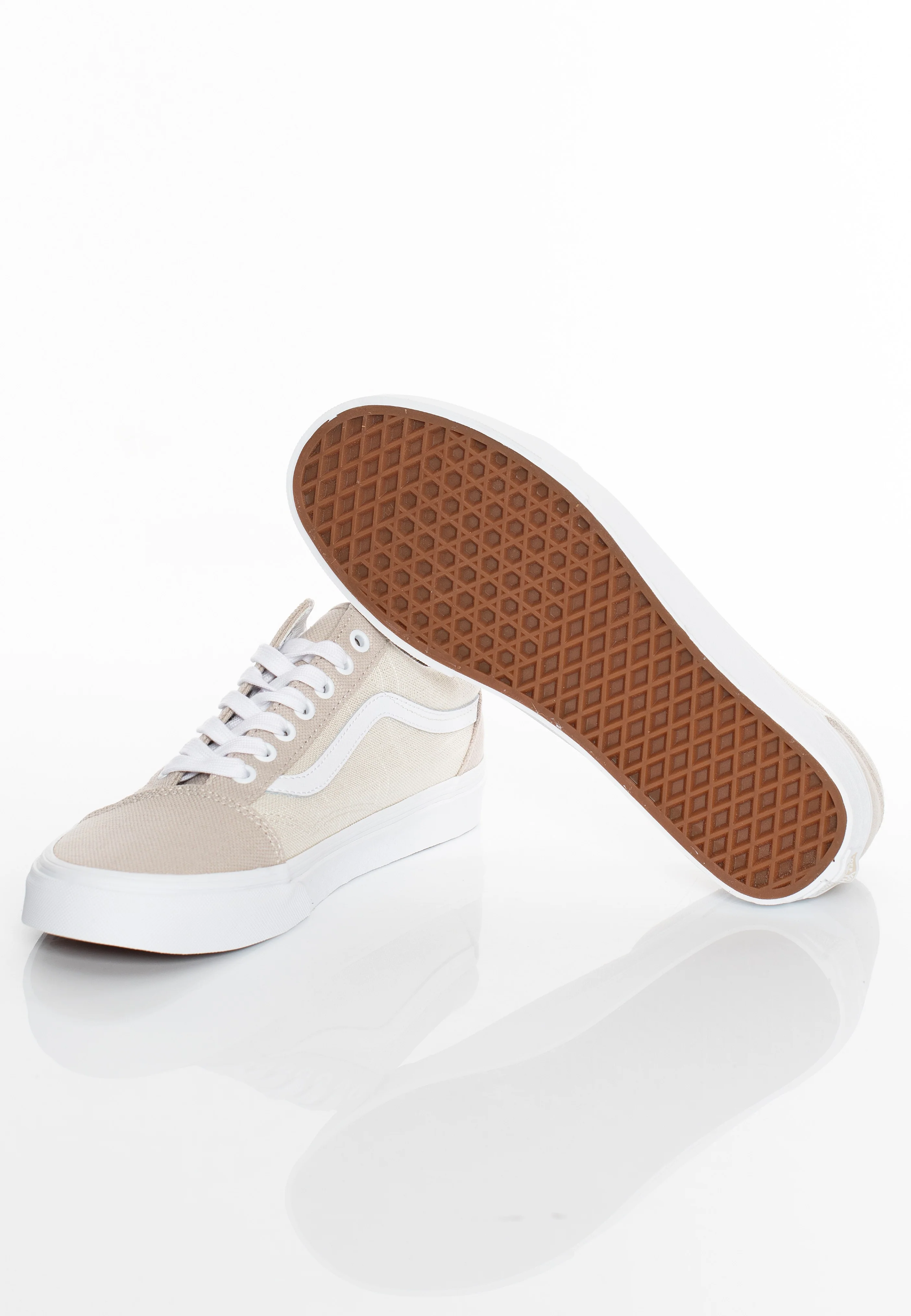 Vans - Old Skool Summer Linen Natural - Shoes - Image 3