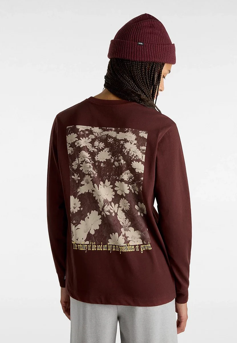 Vans - Vitality Fields Bff Bitter Chocolate - Longsleeve - Image 2