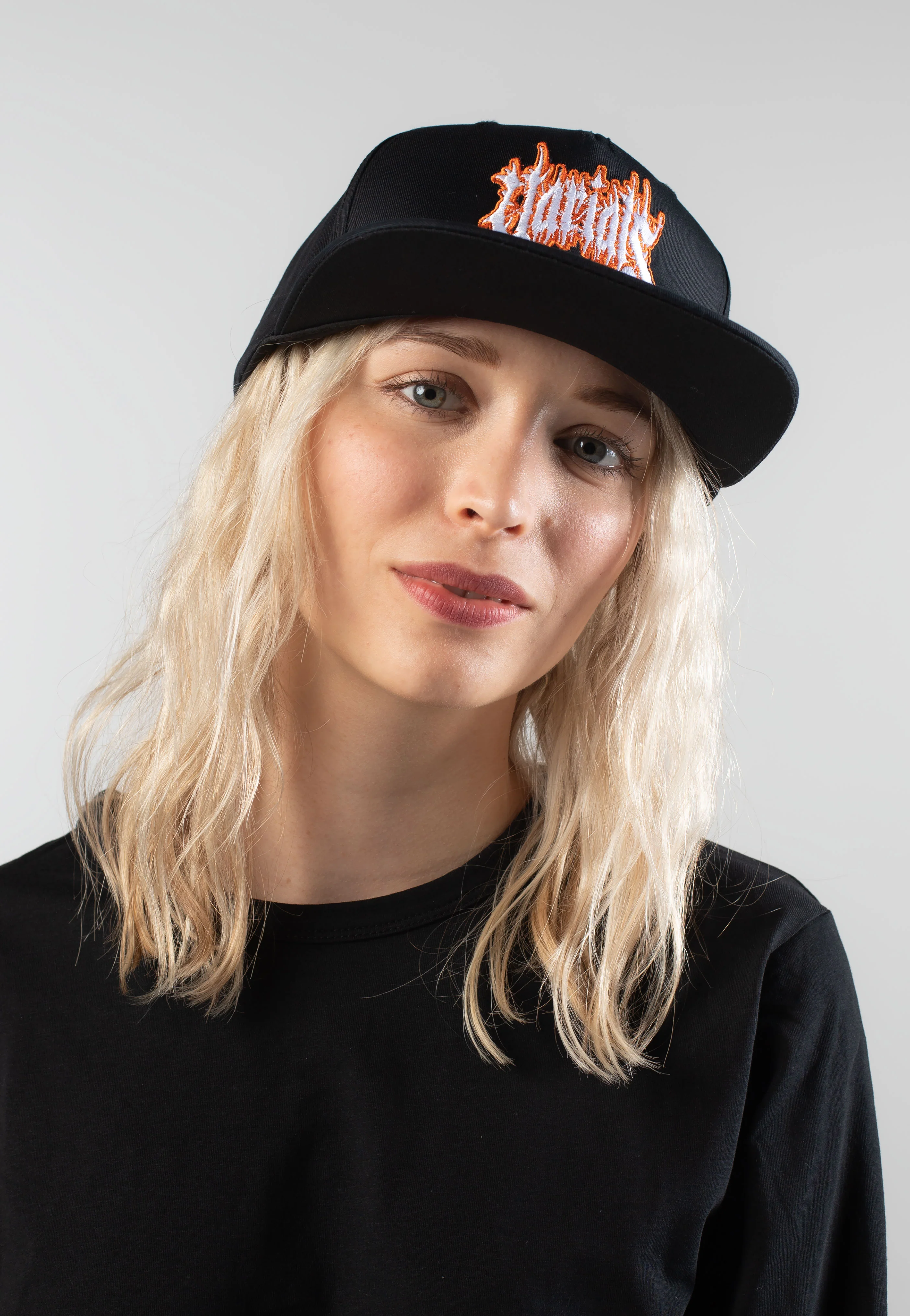 Varials - Orange Outline Logo Snapback - Cap - Image 2