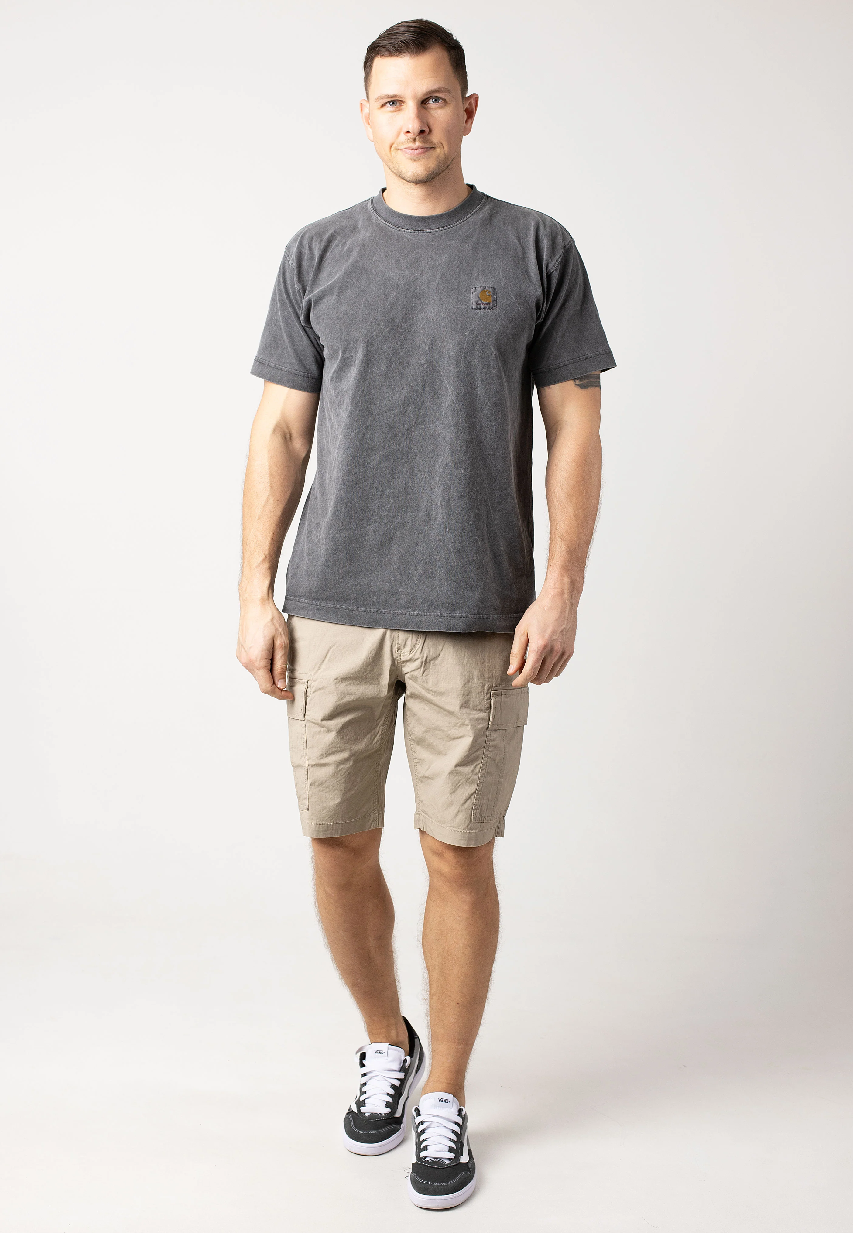 Vintage Industries - Ryker Beige - Shorts - Image 2