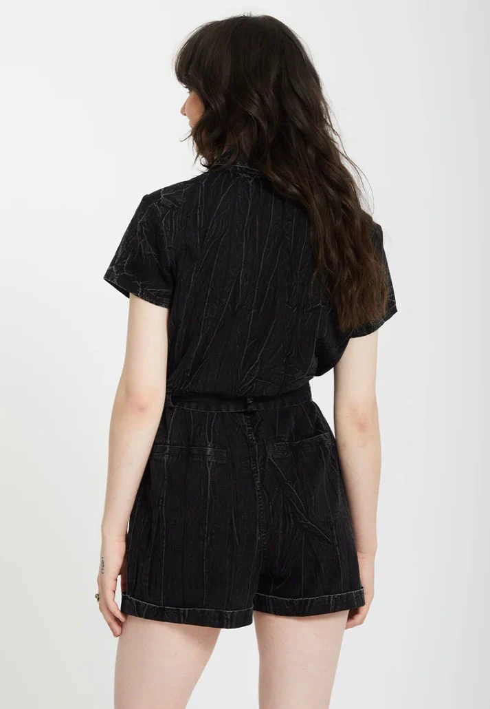 Volcom - Asphalt Black Marble Wash - Jumpsuit - Image 3