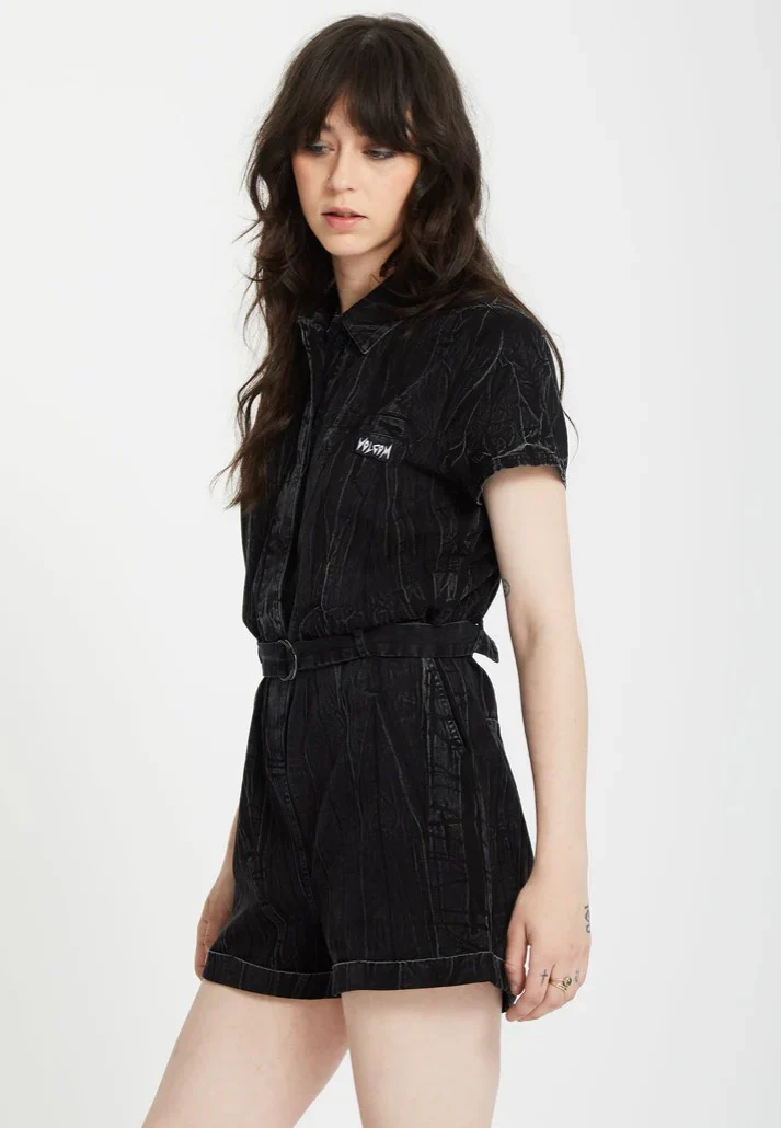 Volcom - Asphalt Black Marble Wash - Jumpsuit - Image 4