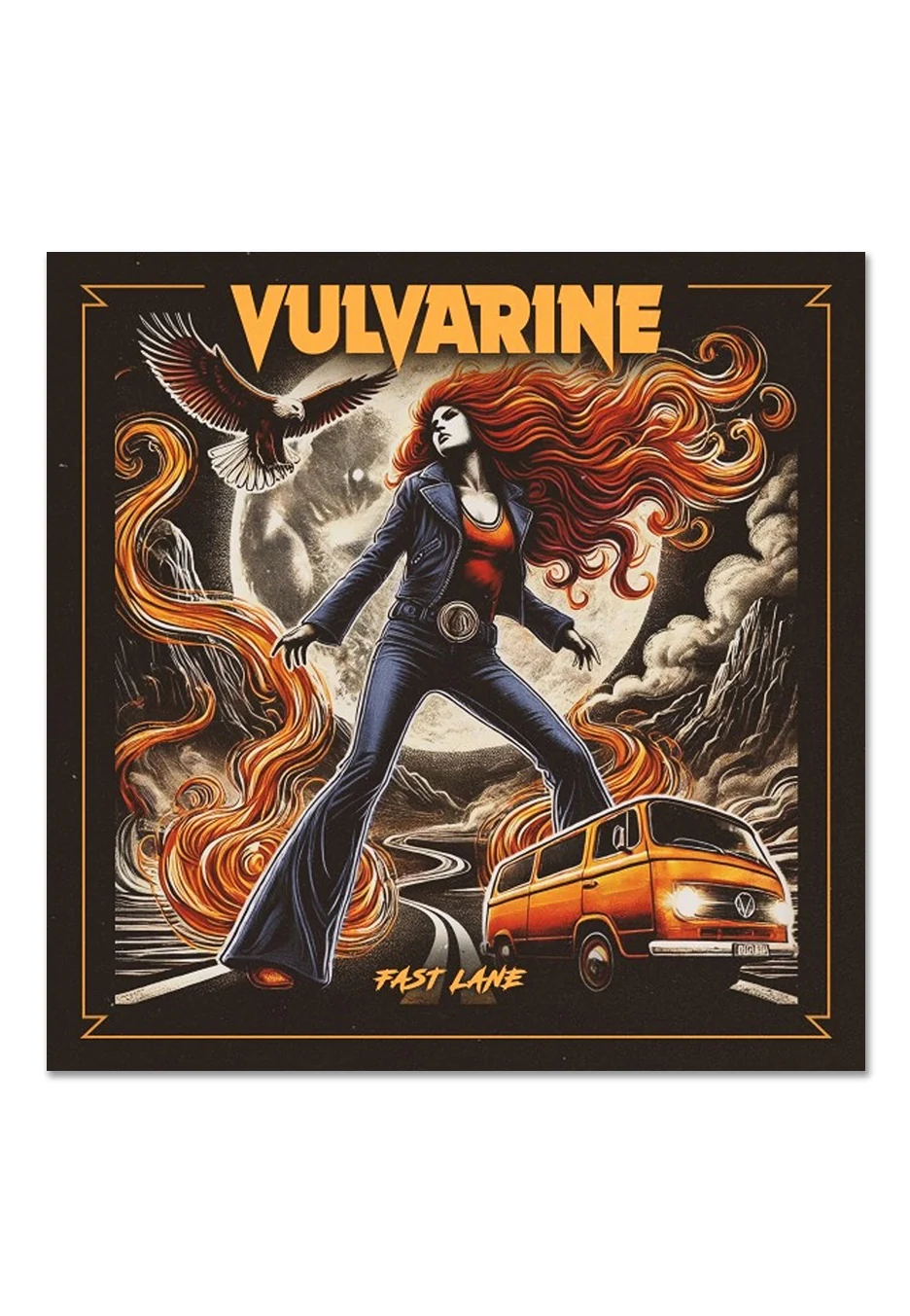 Vulvarine - Fast Lane Ltd. Solid Orange - Colored Vinyl - Image 2