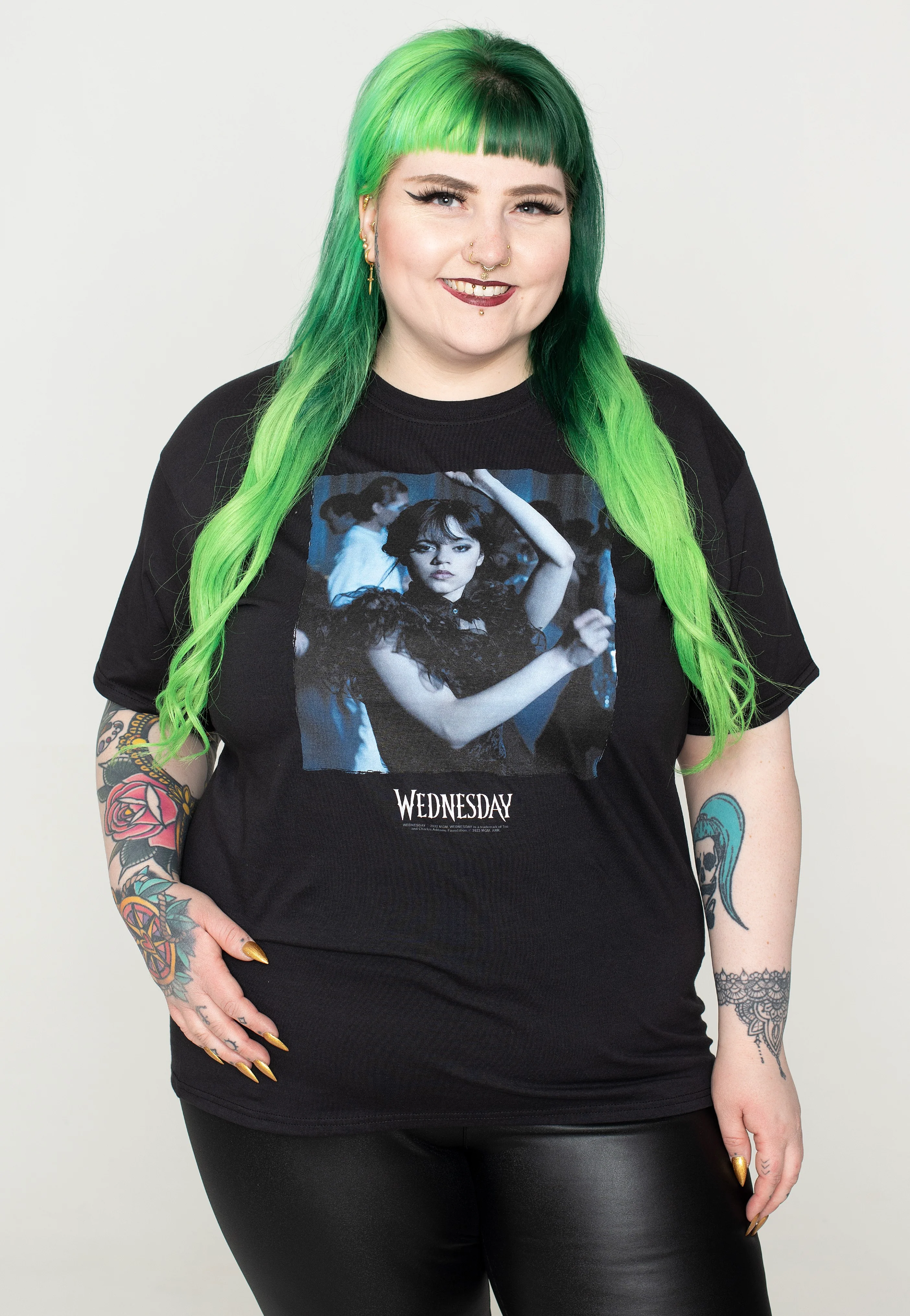 Wednesday Addams - Wednesday Dance Color - T-Shirt - Image 5