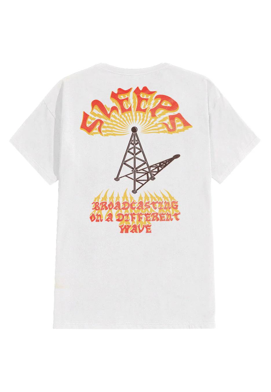 While She Sleeps - Broadcast White - T-Shirt - Image 2