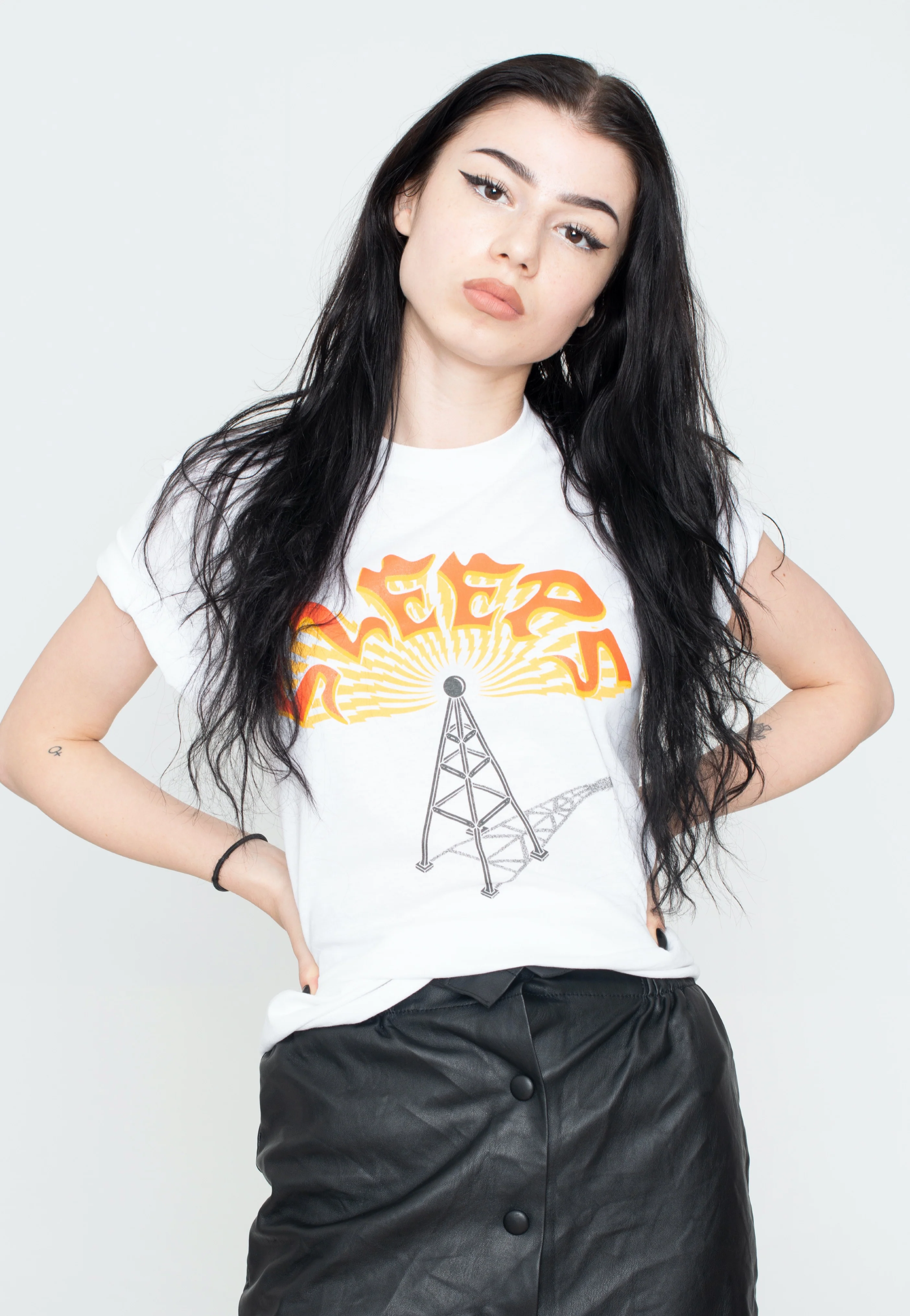 While She Sleeps - Broadcast White - T-Shirt - Image 5