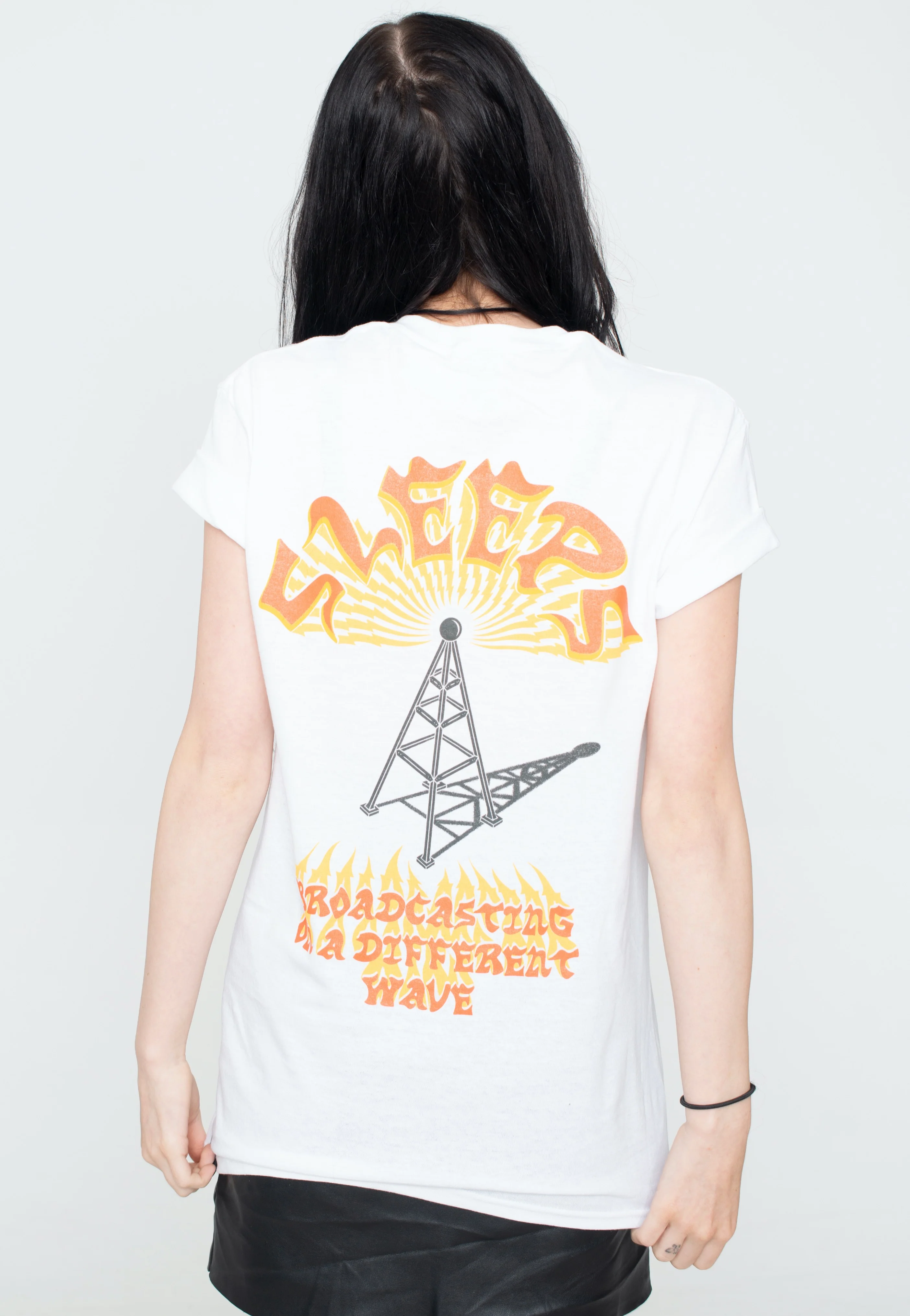 While She Sleeps - Broadcast White - T-Shirt - Image 6