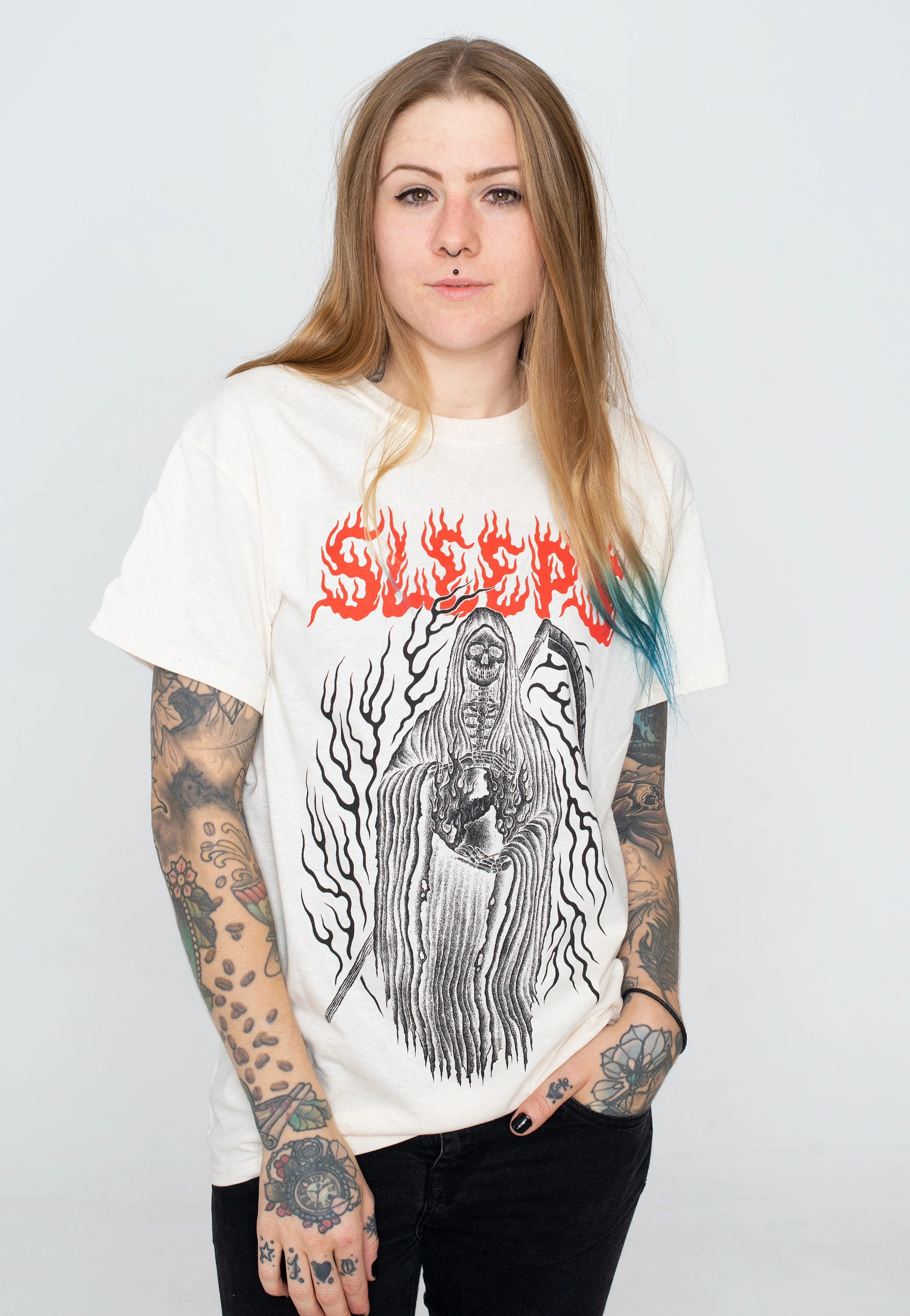While She Sleeps - Reaper Natural - T-Shirt - Image 9