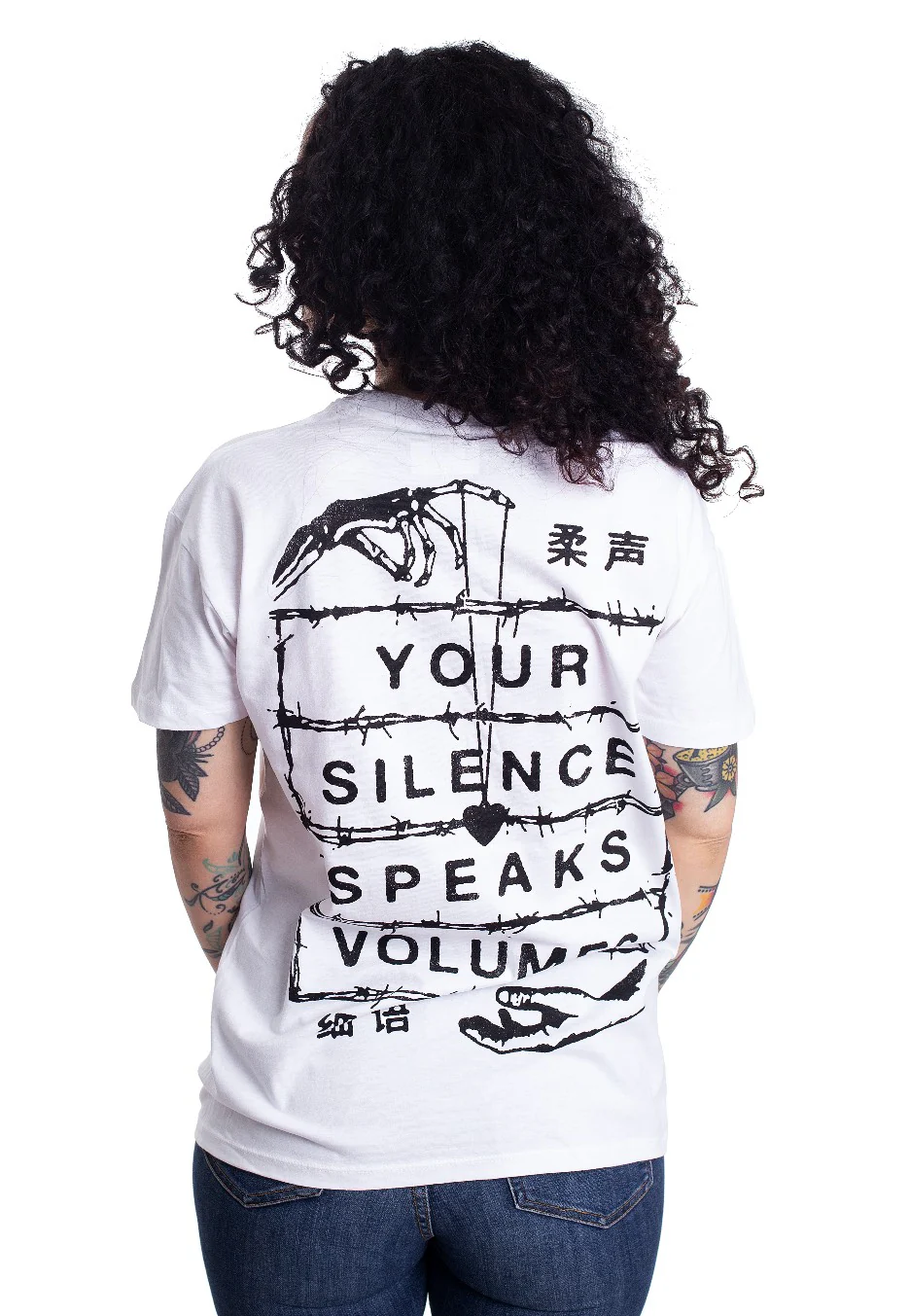 While She Sleeps - Silence White - T-Shirt - Image 6