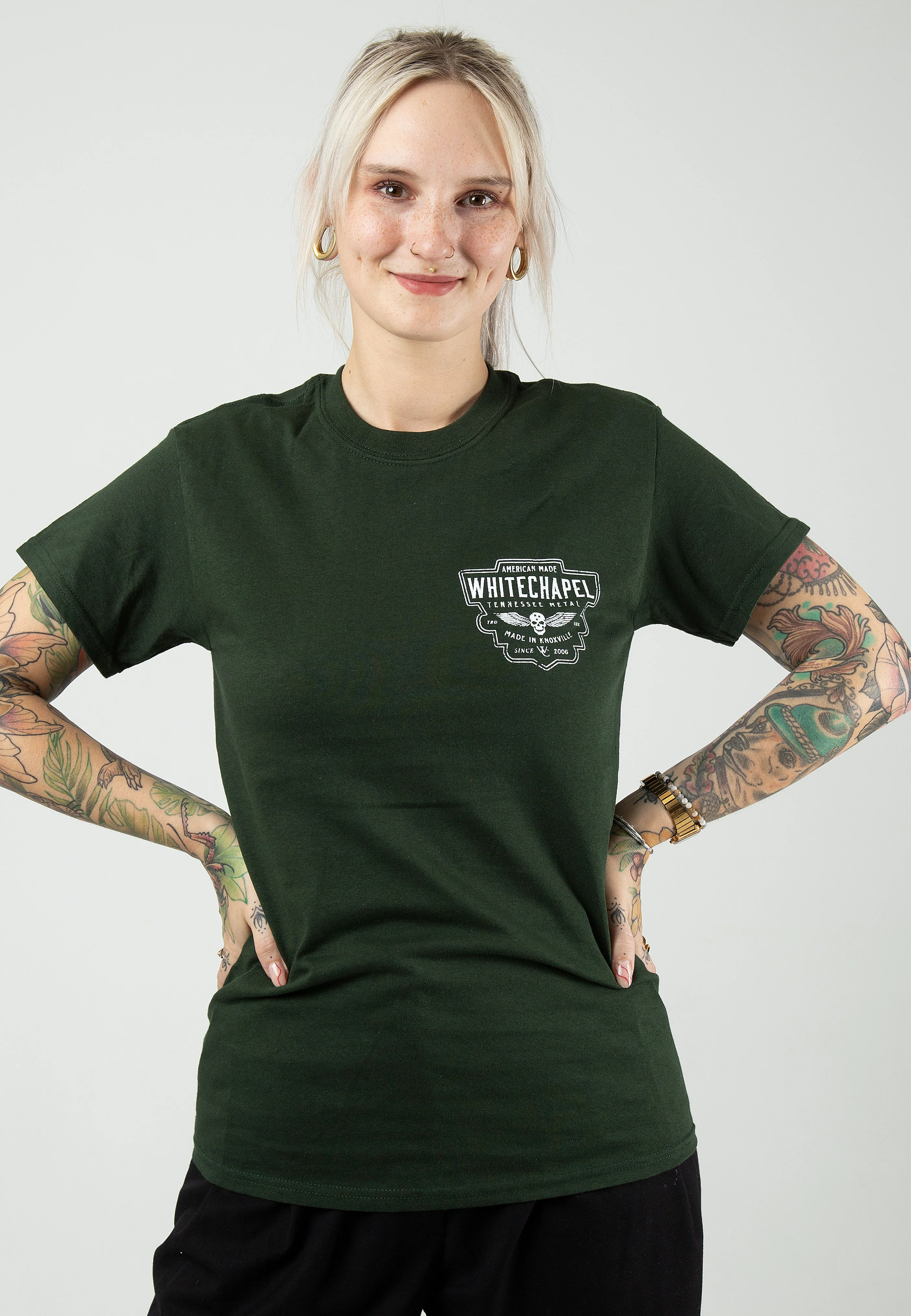 Whitechapel - Black Label Forest Green - T-Shirt - Image 6