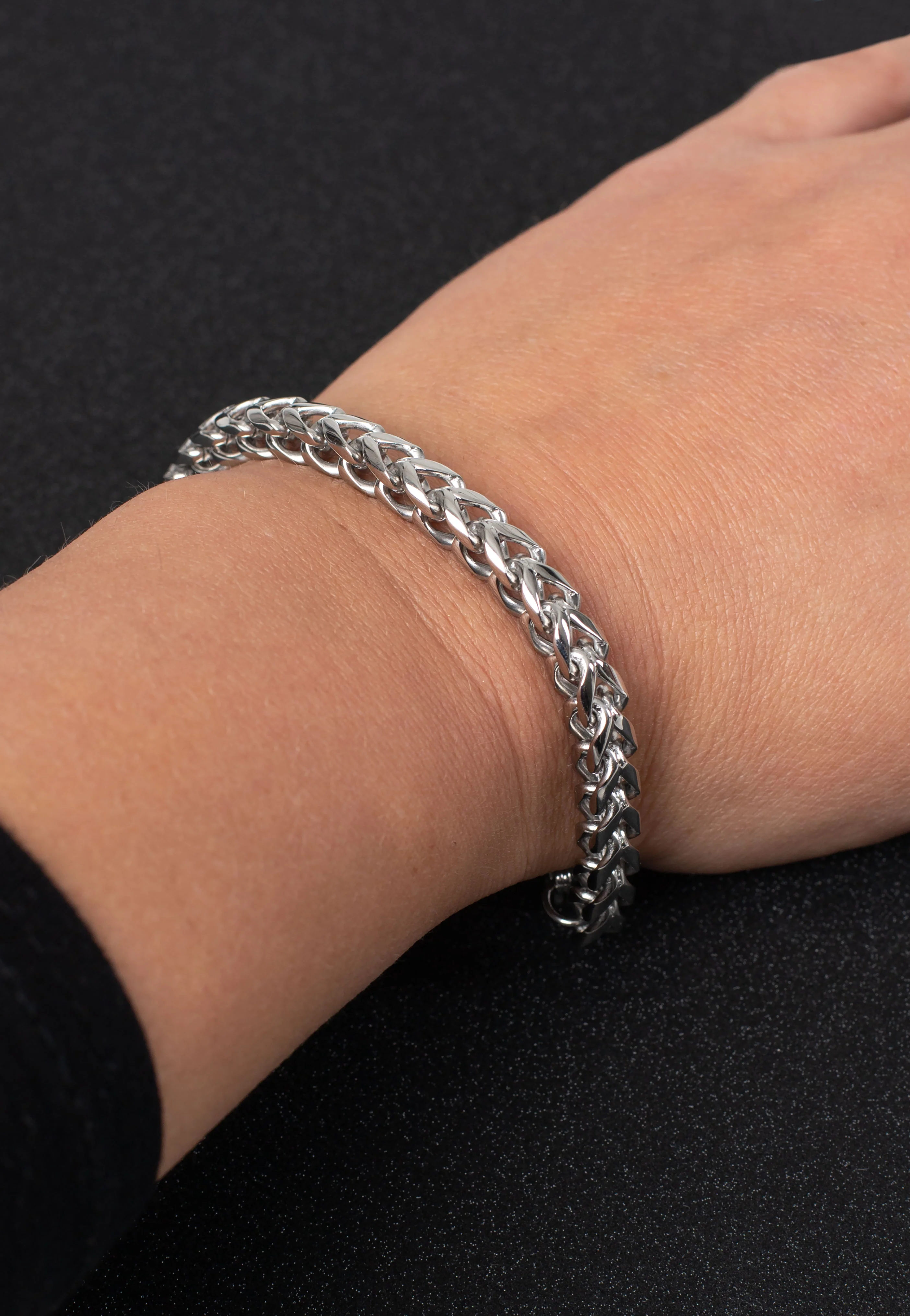 Wildcat - Braided Square Silver - Bracelet - Image 4