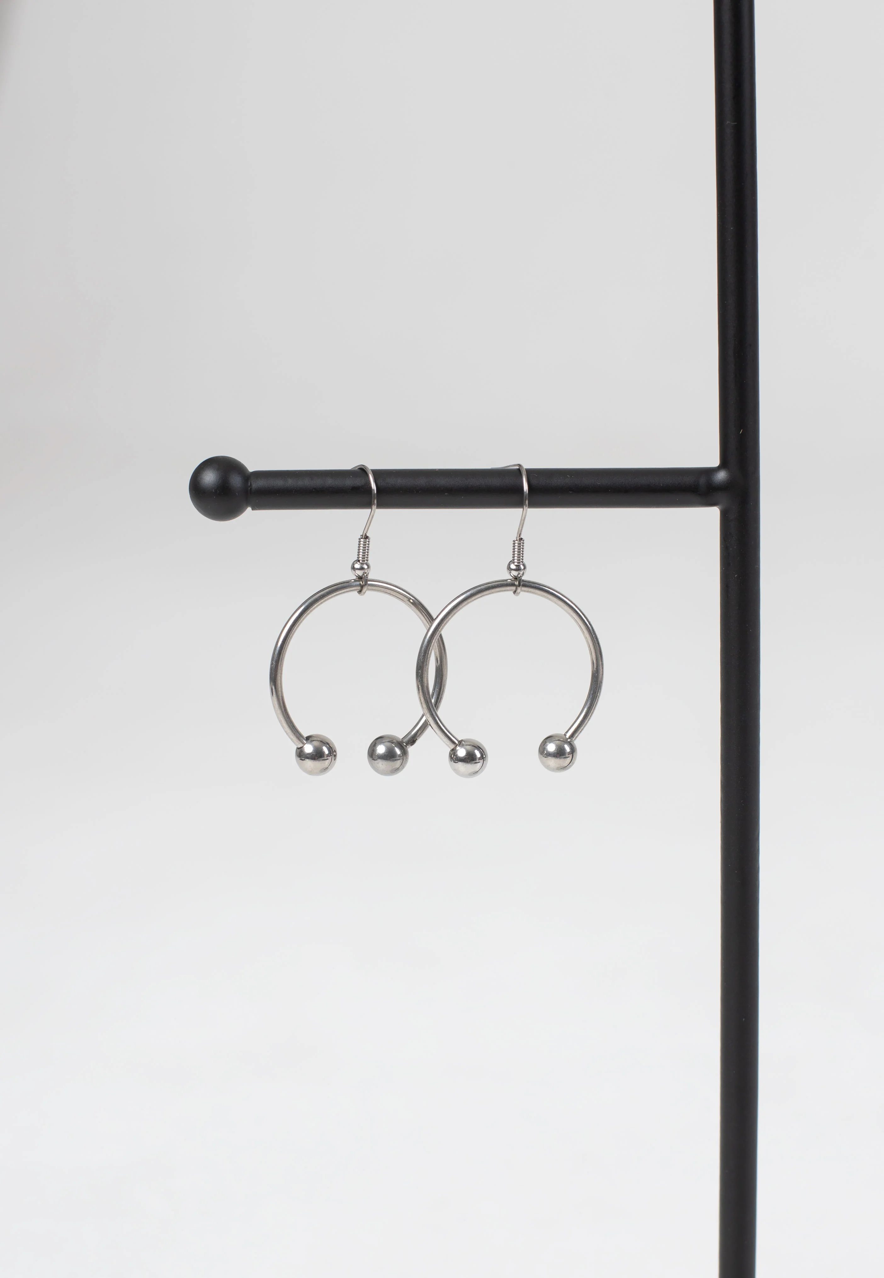 Wildcat - Circular Barbell Silver - Earrings