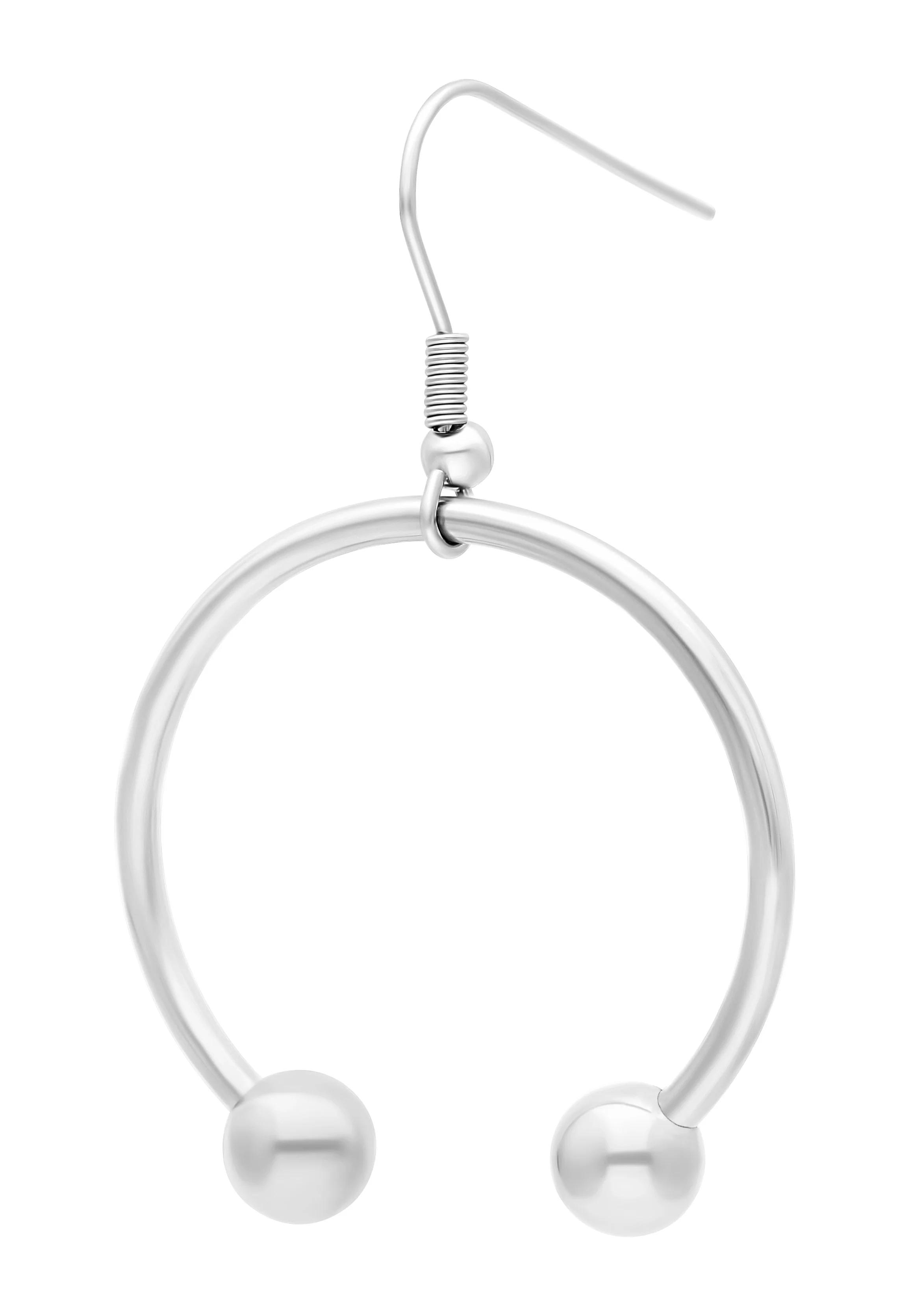 Wildcat - Circular Barbell Silver - Earrings - Image 5