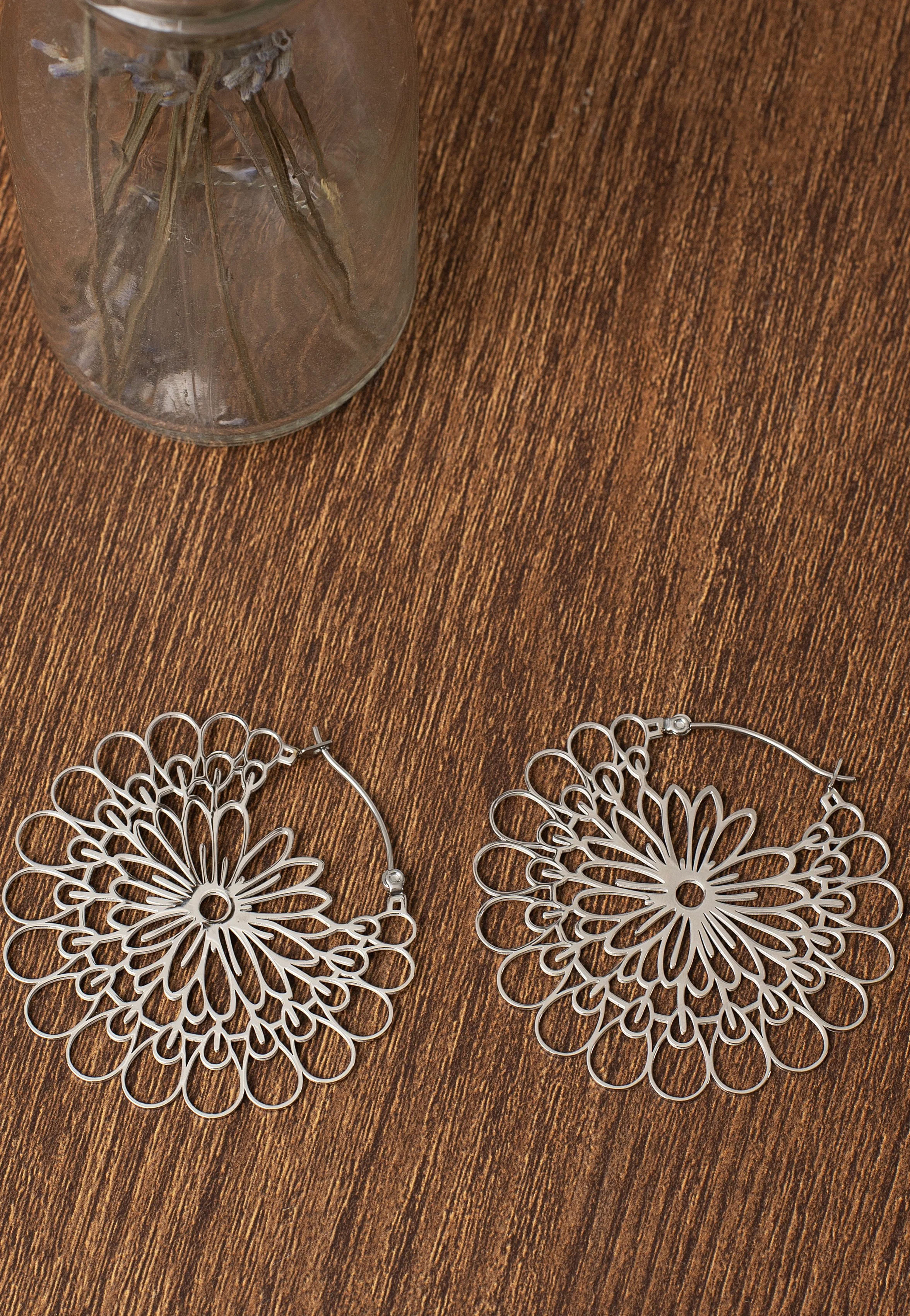 Wildcat - Daisy Silver - Earrings - Image 8