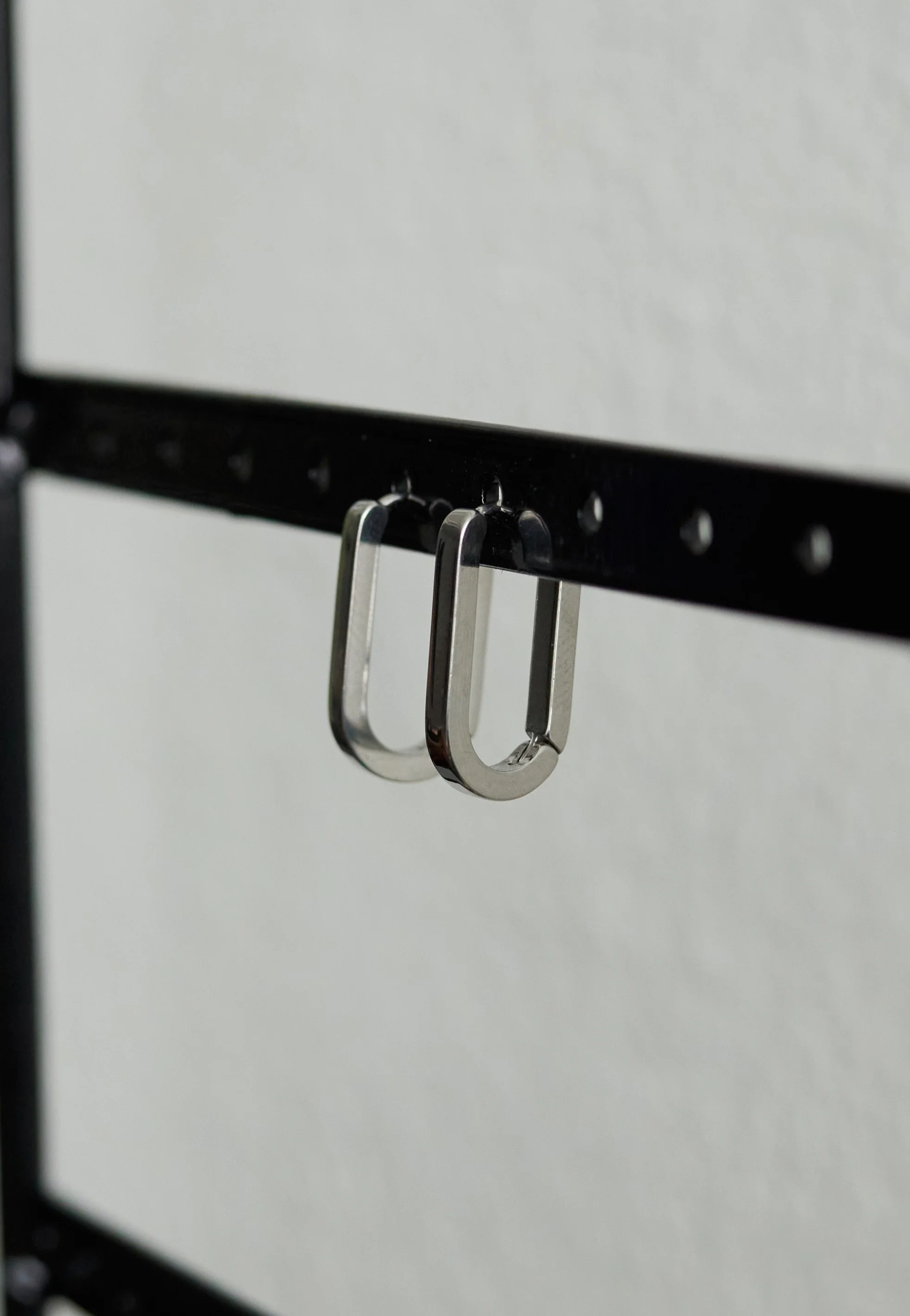 Wildcat - Oval Basic Silver - Earrings - Image 2