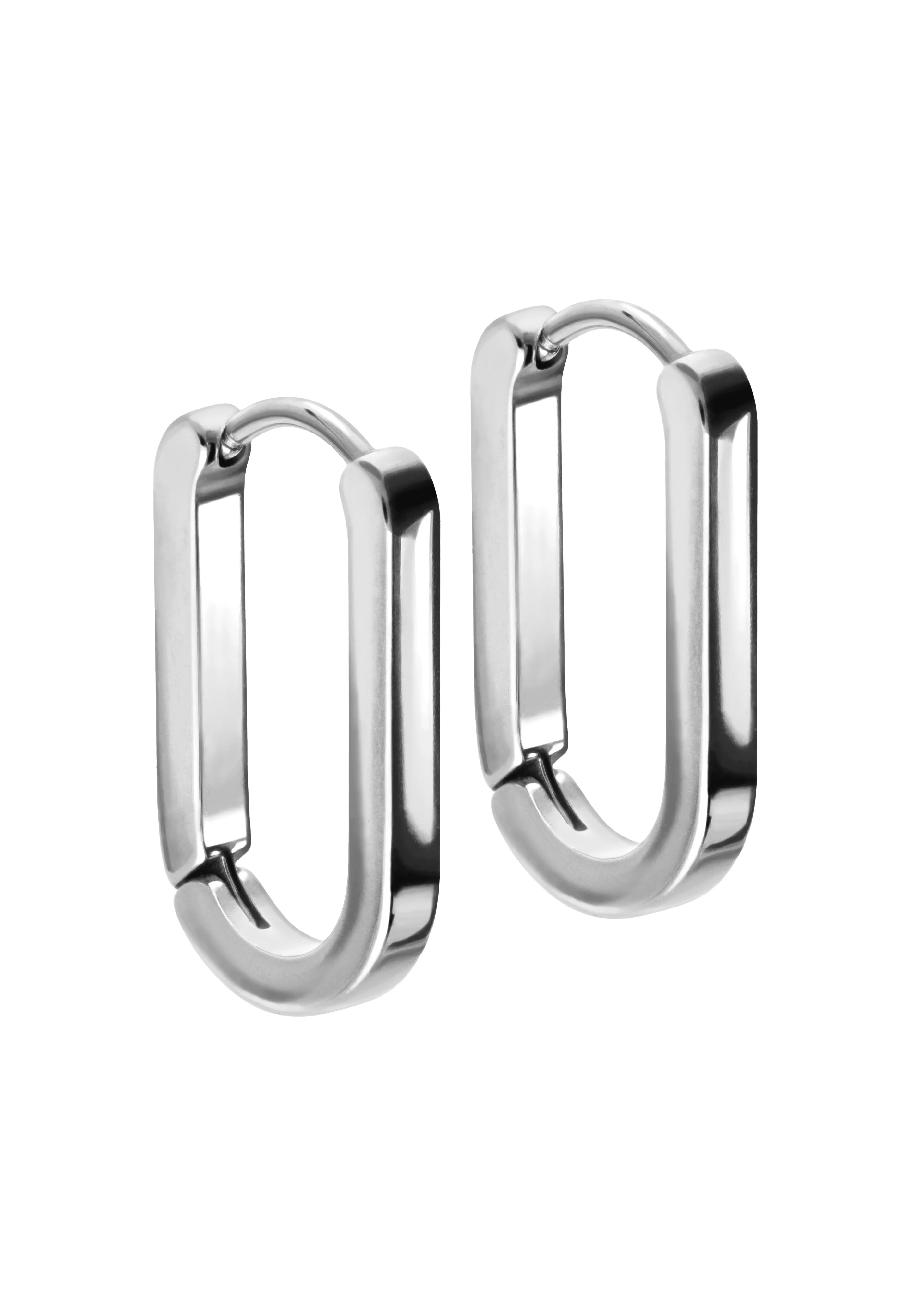Wildcat - Oval Basic Silver - Earrings - Image 3