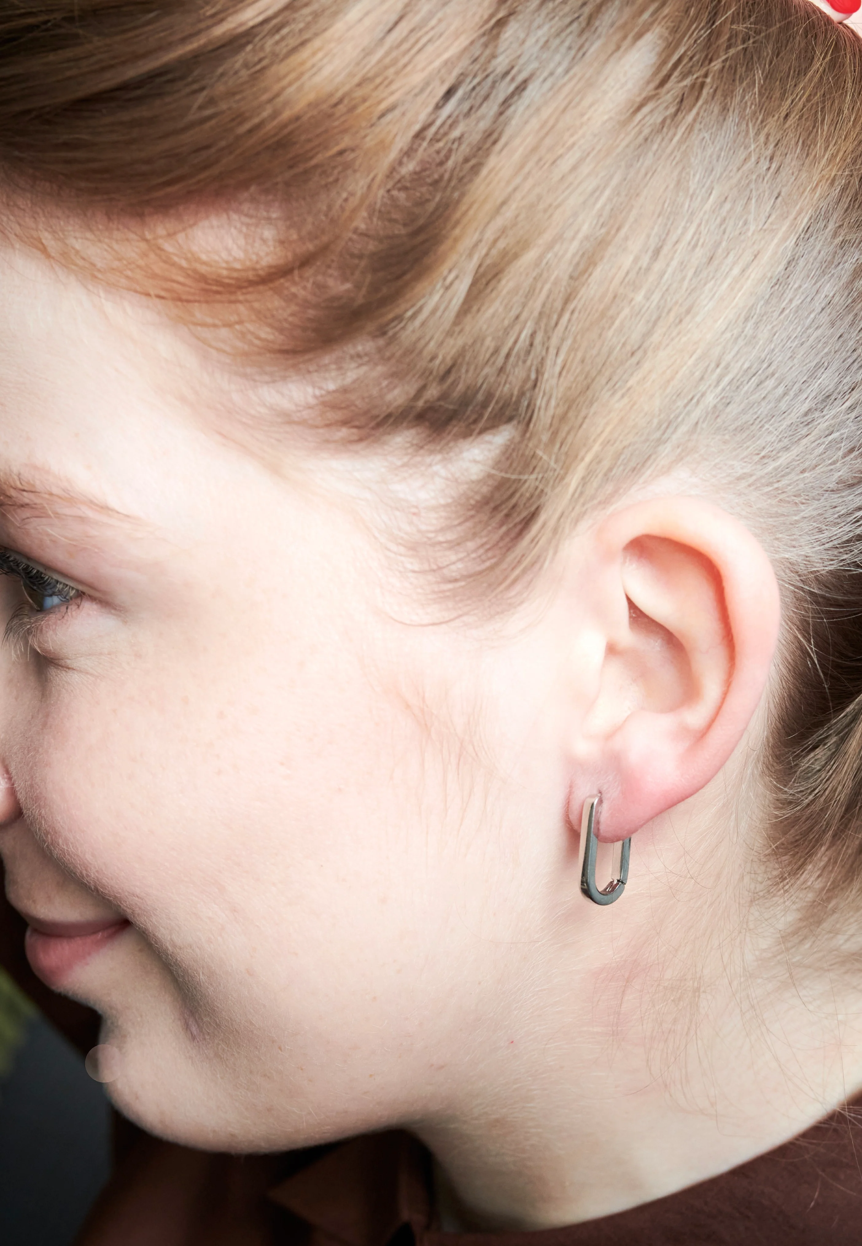 Wildcat - Oval Basic Silver - Earrings - Image 5