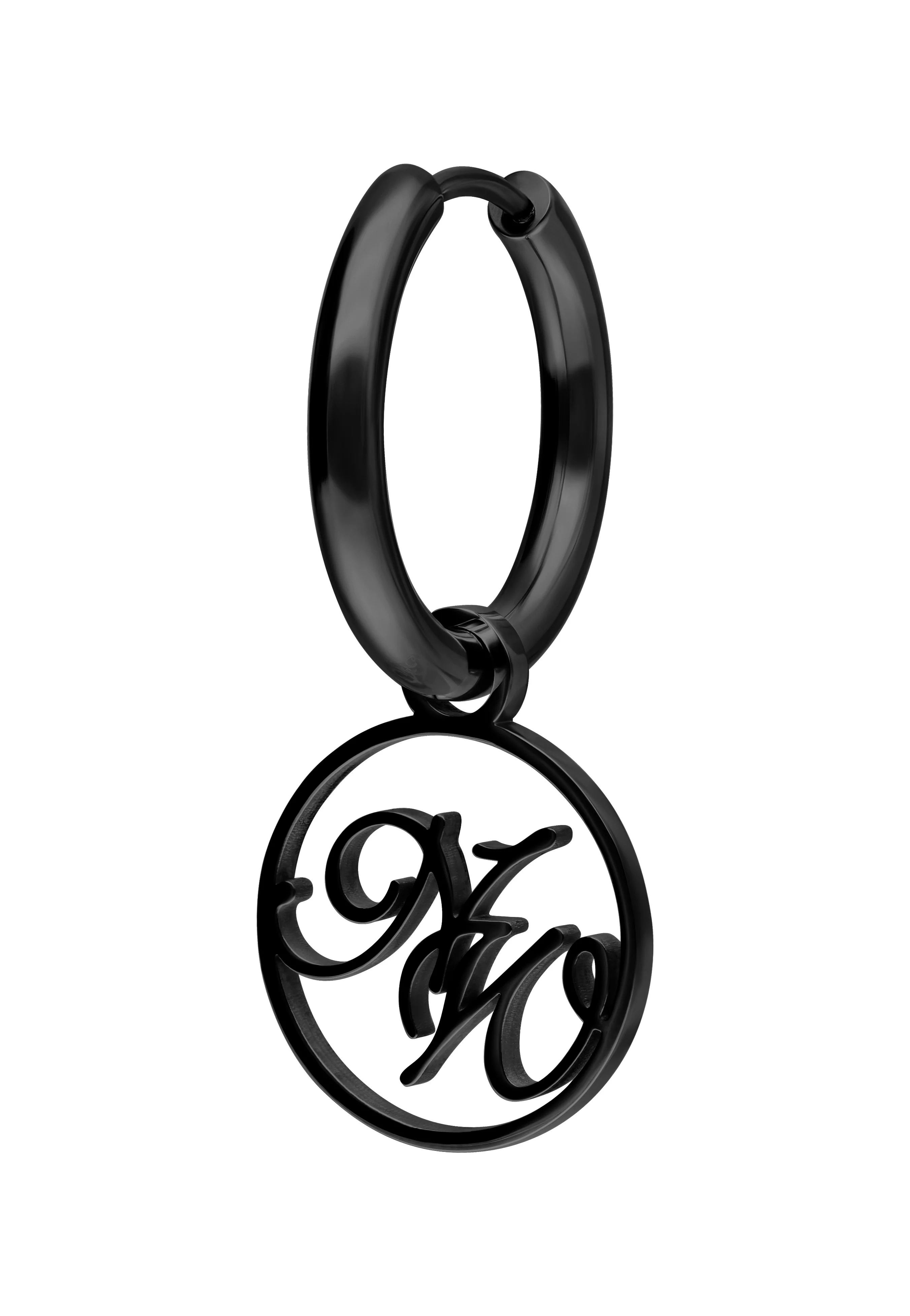 Wildcat x Nightwish - Little Cutted Hoops Black - Earrings - Image 5