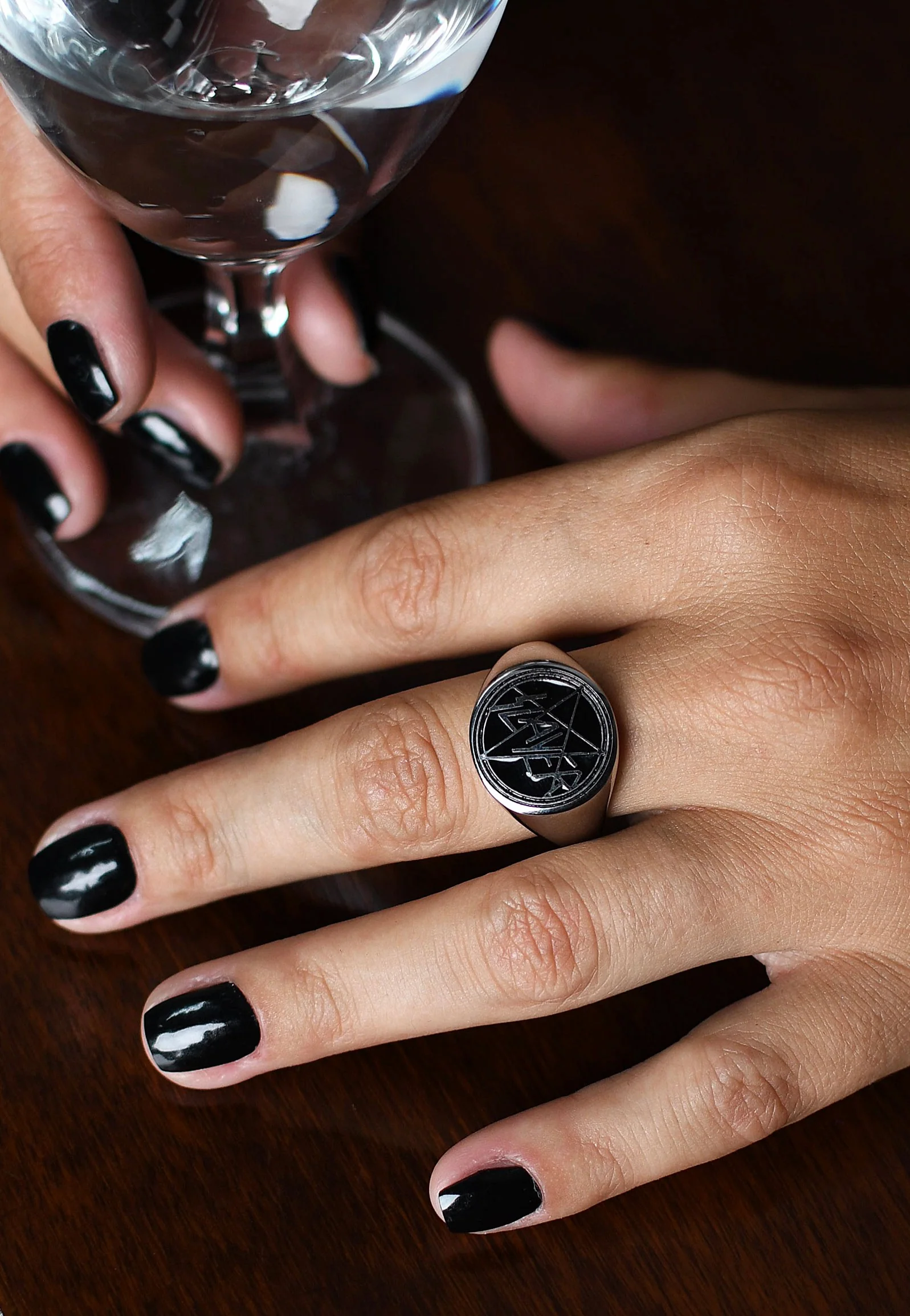 Wildcat x Slayer - Enamel Signet - Ring - Image 2