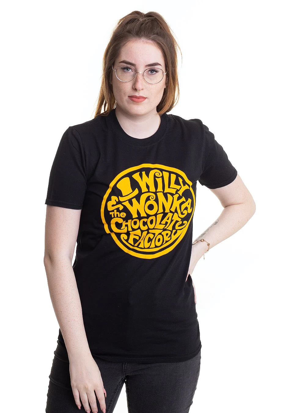 Willy Wonka & The Chocolate Factory - Round Logo - T-Shirt - Image 5