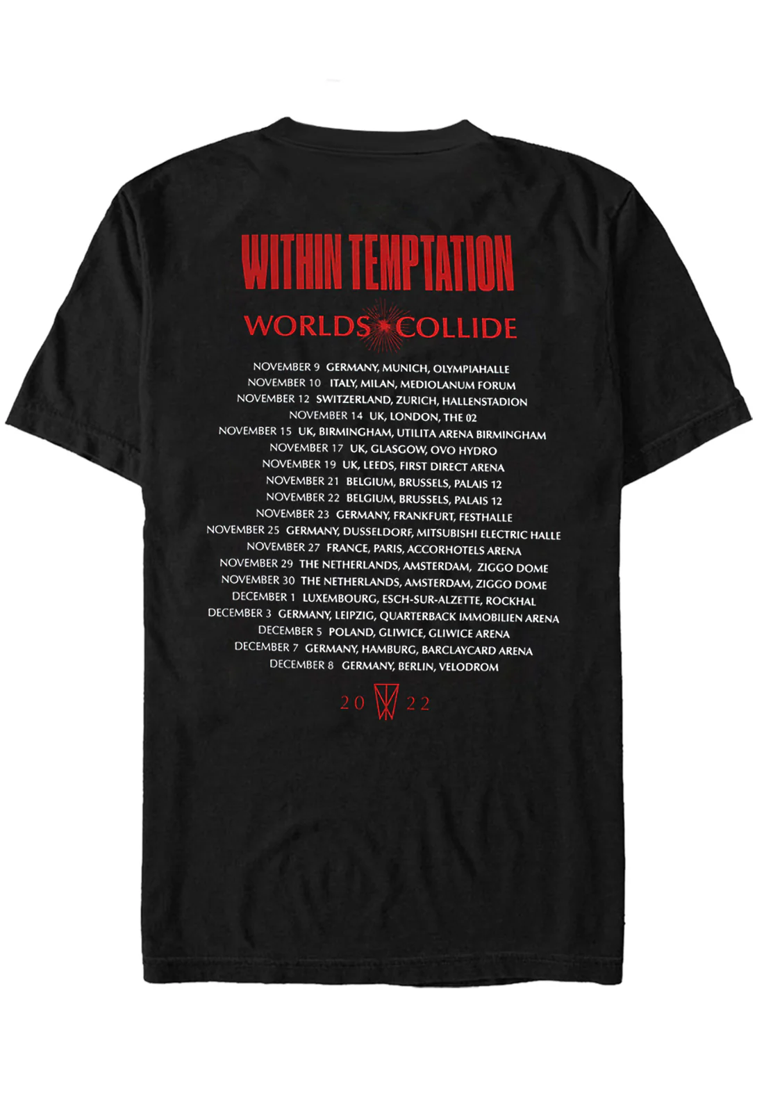 Within Temptation - Worlds Collide - T-Shirt - Image 2