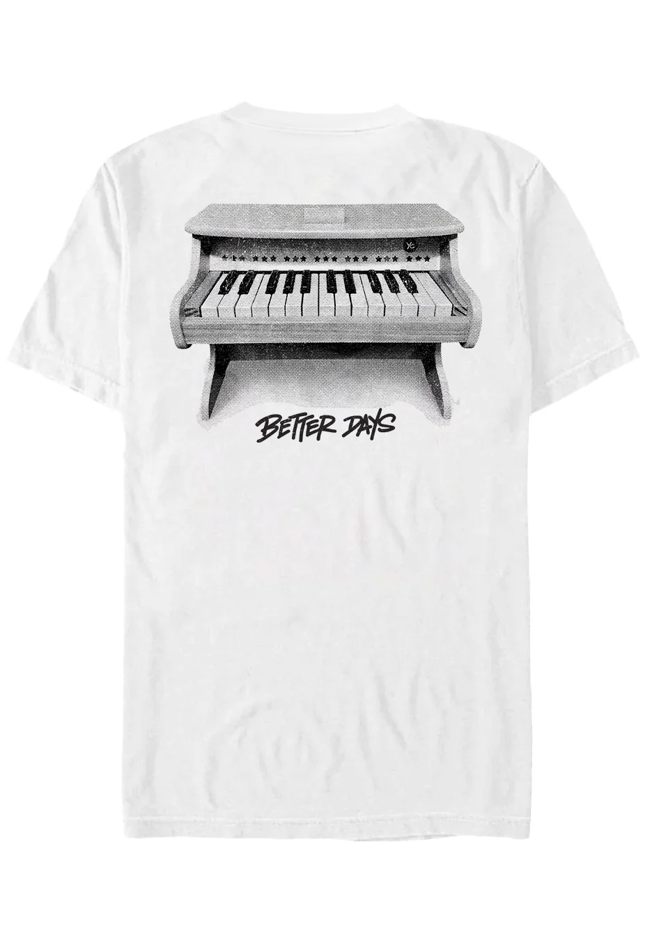 Yellowcard - Better Days Piano White T-Shirt - Colored Vinyl Special Pack - Image 5