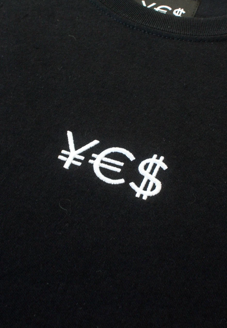 YES - ¥€$ Black - T-Shirt - Image 3