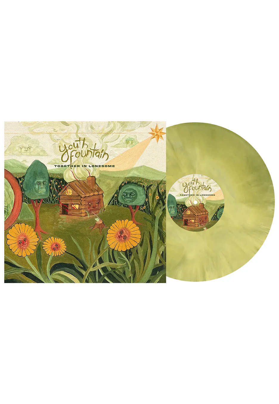 Youth Fountain - Together In Lonesome Green/Yellow Galaxy - Colored Vinyl